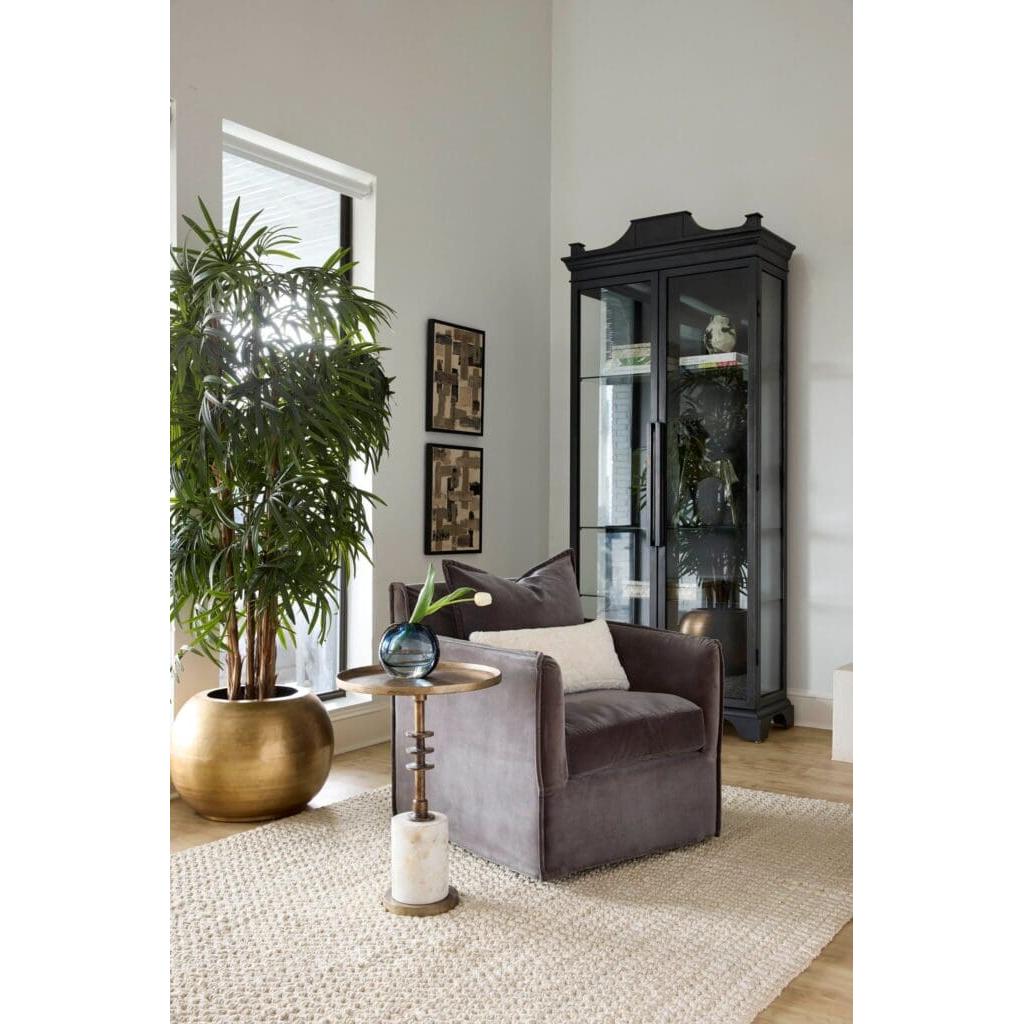 Cyan Design 10790 Sovente Chair - Grey Upholstered Accent Chair for Living Room, Bedroom, or Office - Stylish and Comfortable Seating Solution