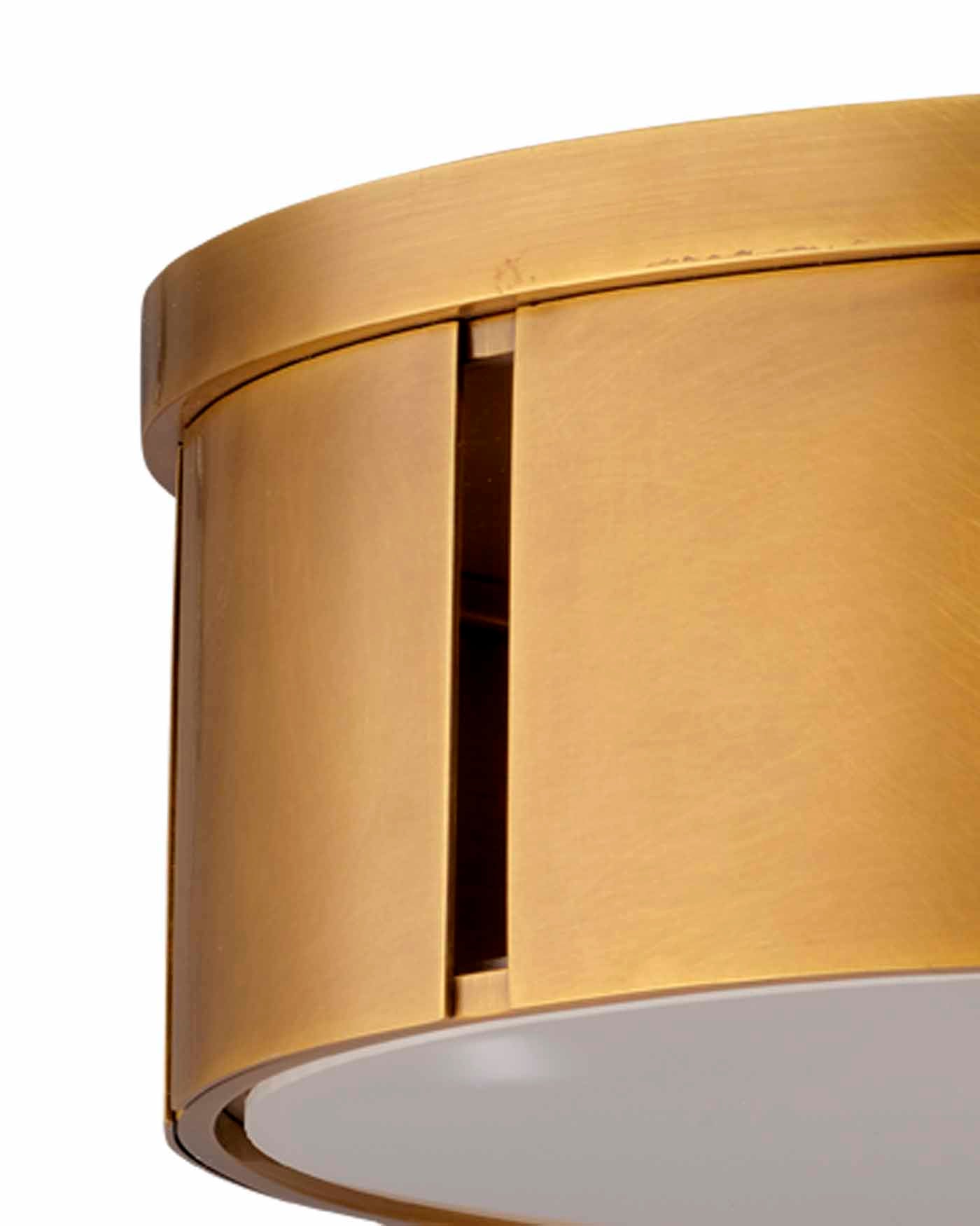 Modern Small Orbit Flush Mount Ceiling Light Fixture - LED Dimmable Round Ceiling Lamp for Bedroom, Kitchen, Hallway & Closet - Energy Saving Home Lighting Solution