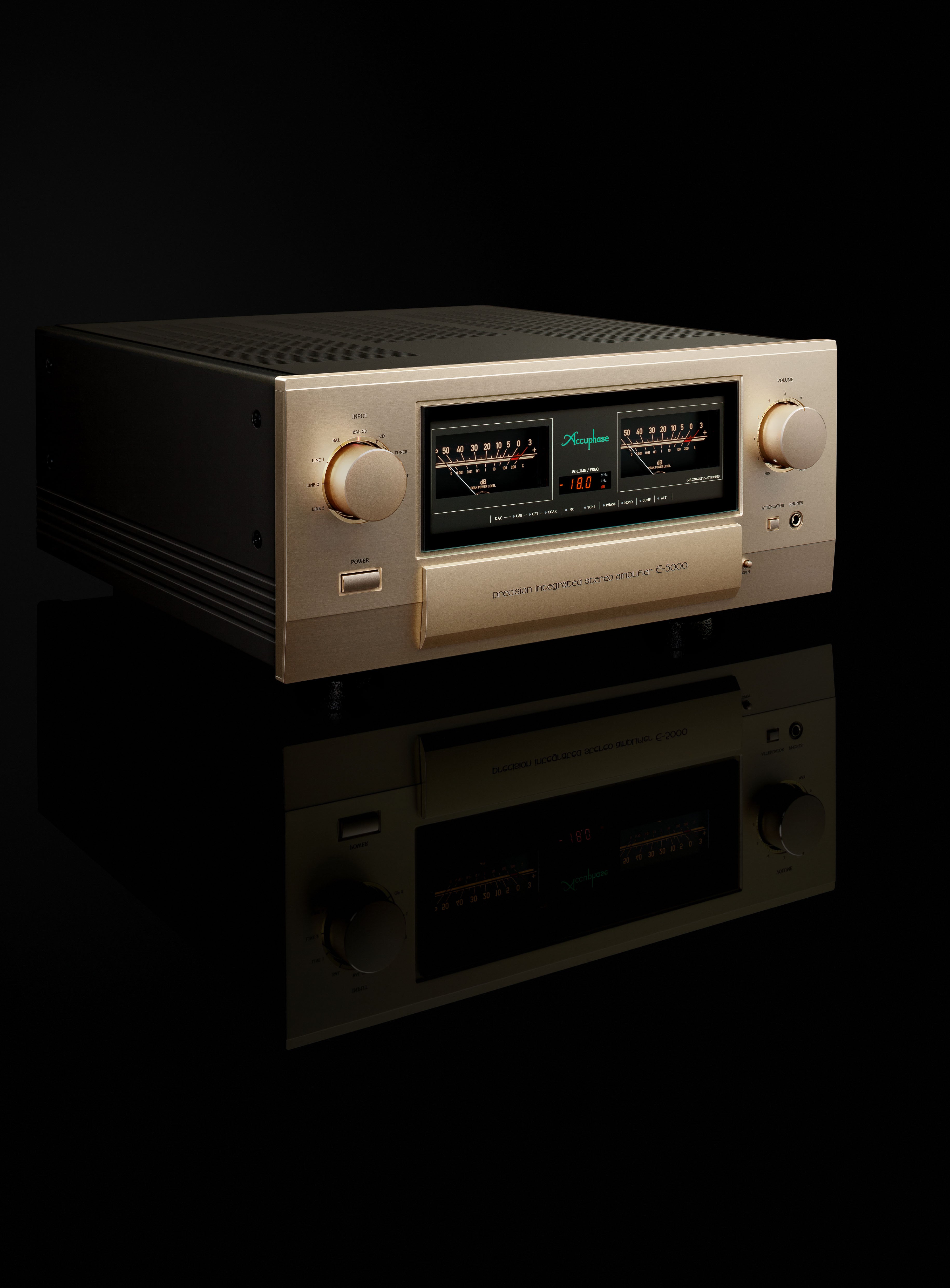 Accuphase E-5000 High-End Class AB Stereo Amplifier - Premium Audio for Home Theater & Hi-Fi Systems