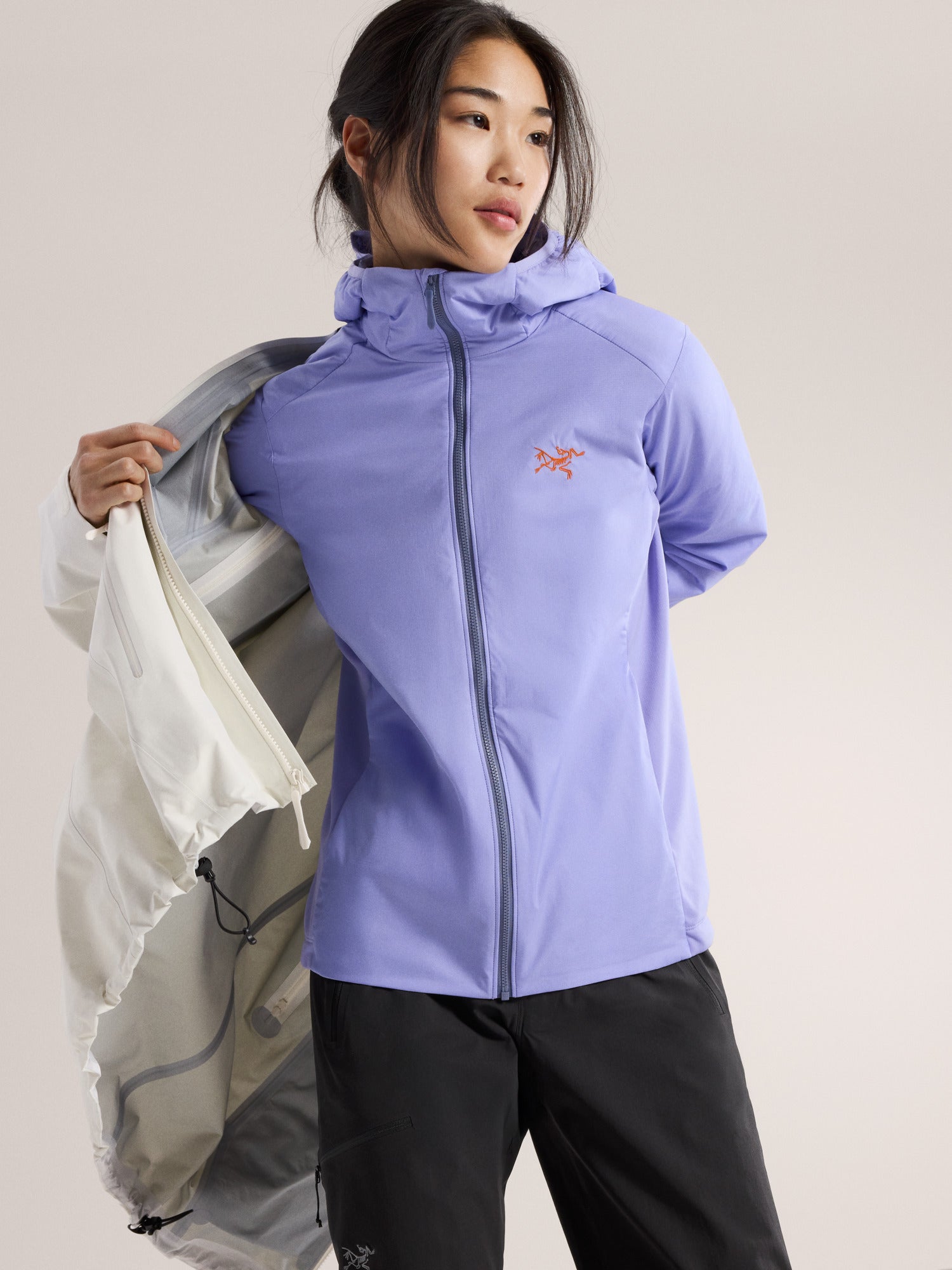 Atom Hoody Women's Lightweight Fleece Jacket - Cozy Winter Outerwear for Hiking, Running & Casual Wear