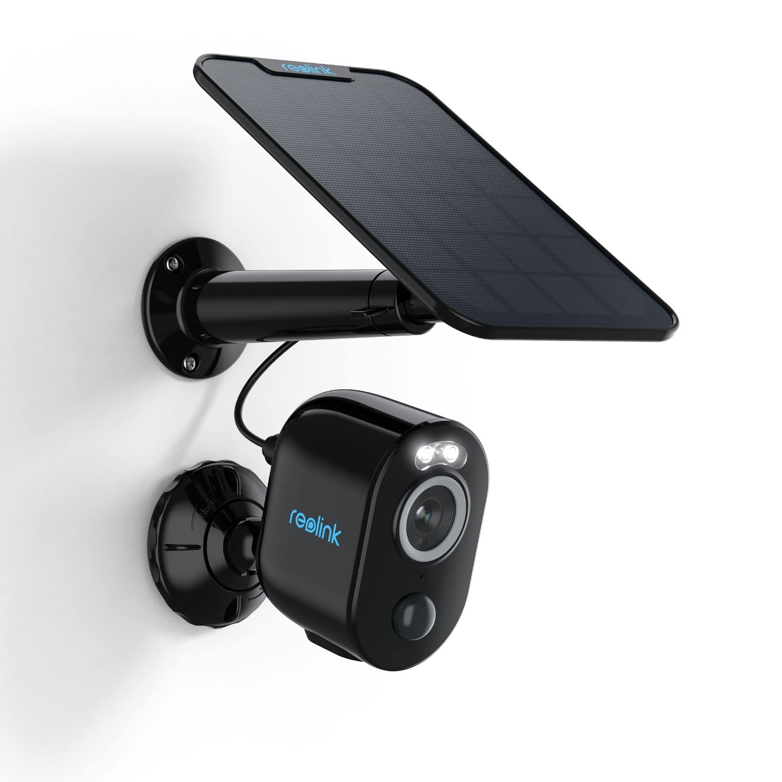 Reolink Argus 3 Pro 5MP Solar Security Camera with 2K Color Night Vision - Wireless Outdoor CCTV Camera System with 2.4/5GHz WiFi, Person/Vehicle Detection, Two-Way Audio, Alexa Compatible - Ideal for Home Security, Backyard Monitoring & Property Protection