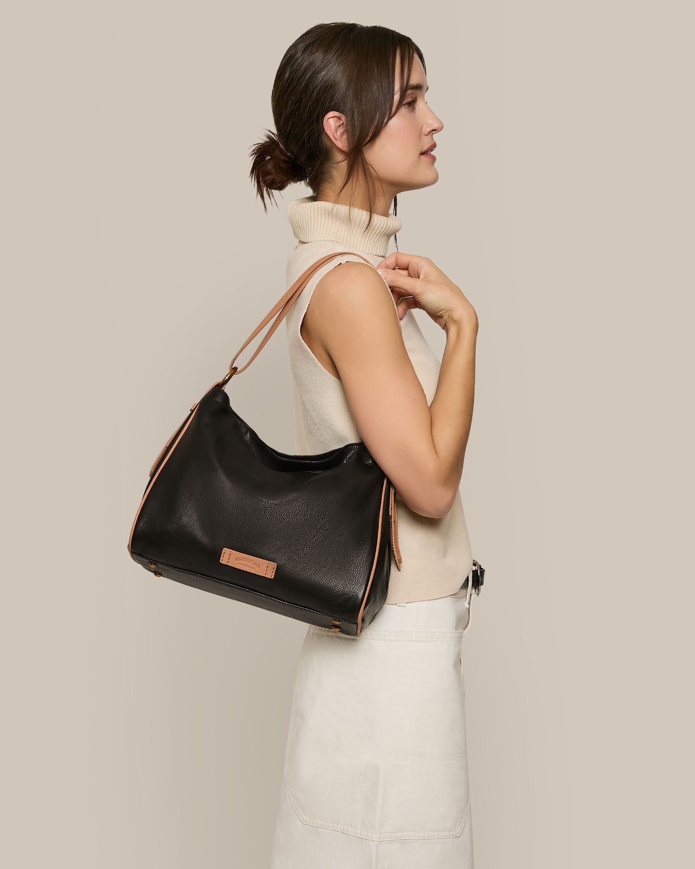 Dean Double Entry Convertible Hobo Shoulder Bag - Stylish Leather Handbag for Women, Crossbody or Shoulder Carry - Perfect for Work, Travel & Everyday Use
