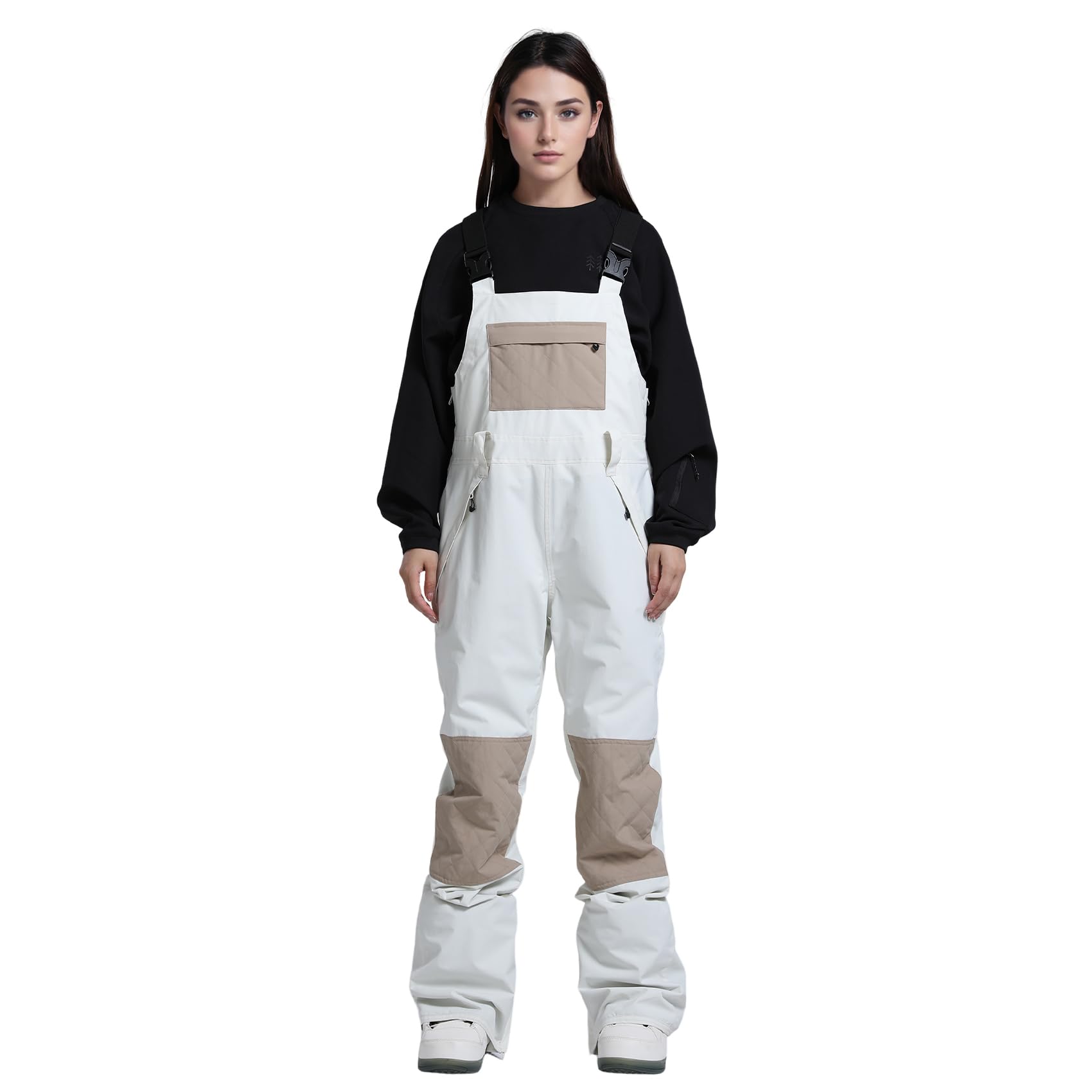 Women's Waterproof Snowboard Bib Overalls - Windproof & Warm Snow Pants for Skiing & Outdoor Winter Sports | Perfect for Snowboarding, Ski Resorts & Cold Weather Adventures