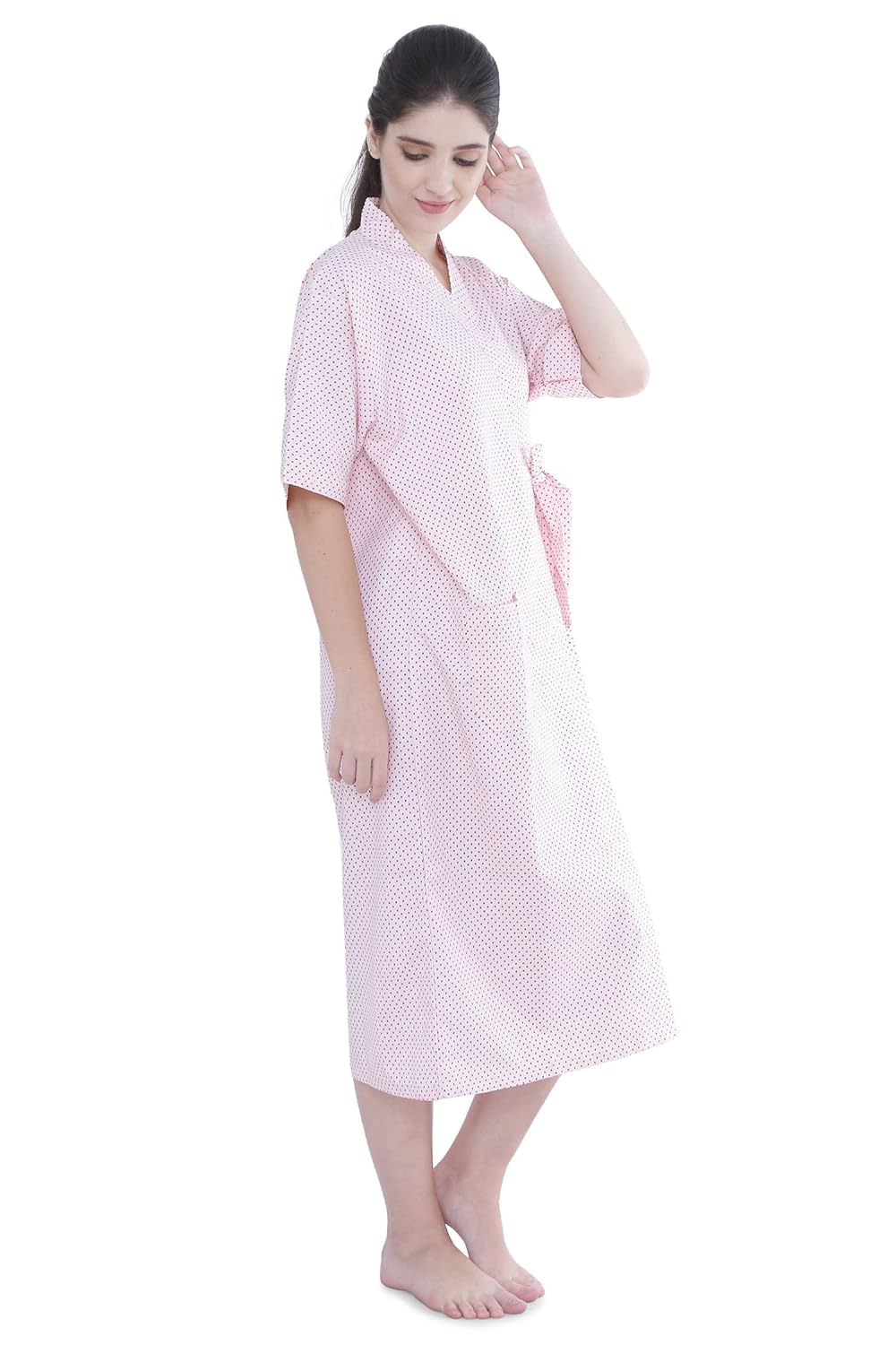 Unisex Front Open Patient Gown - Soft Comfortable Home Care Apparel for Hospital, Nursing & Recovery - Ideal for Elderly Care, Post-Surgery & Home Healthcare