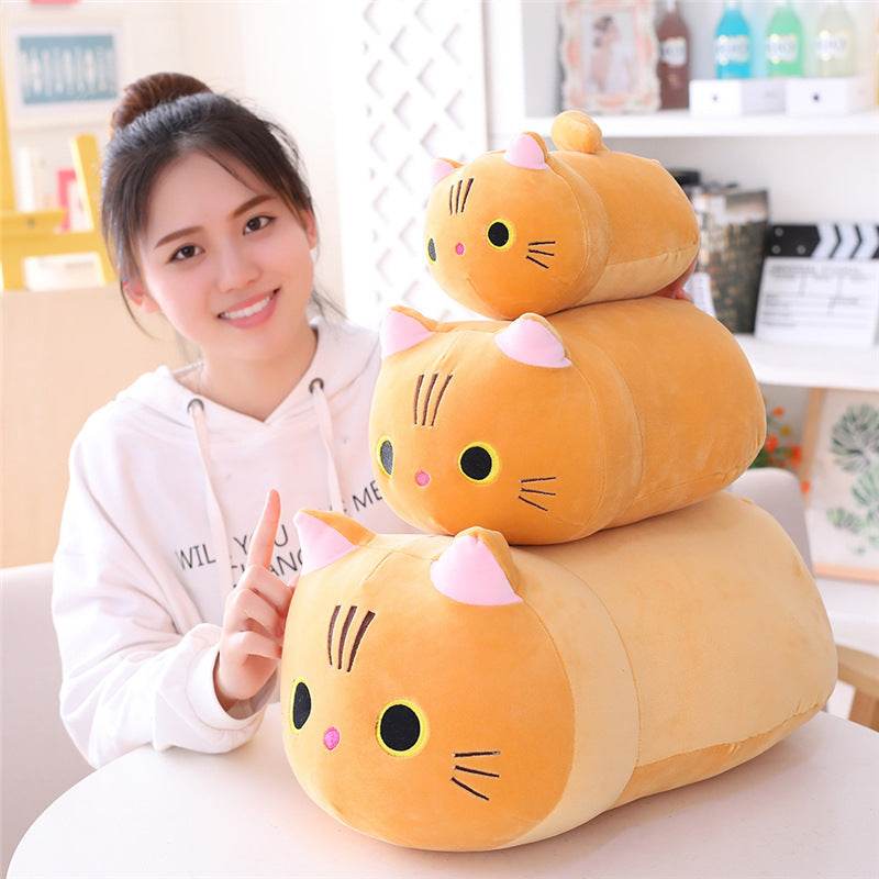 Giant Kawaii Cat Plush Stuffed Animal - 3ft Large Soft Cuddly Toy for Kids, Adults, Anime Fans | Perfect for Bedroom Decor, Gifts, and Cosplay Props