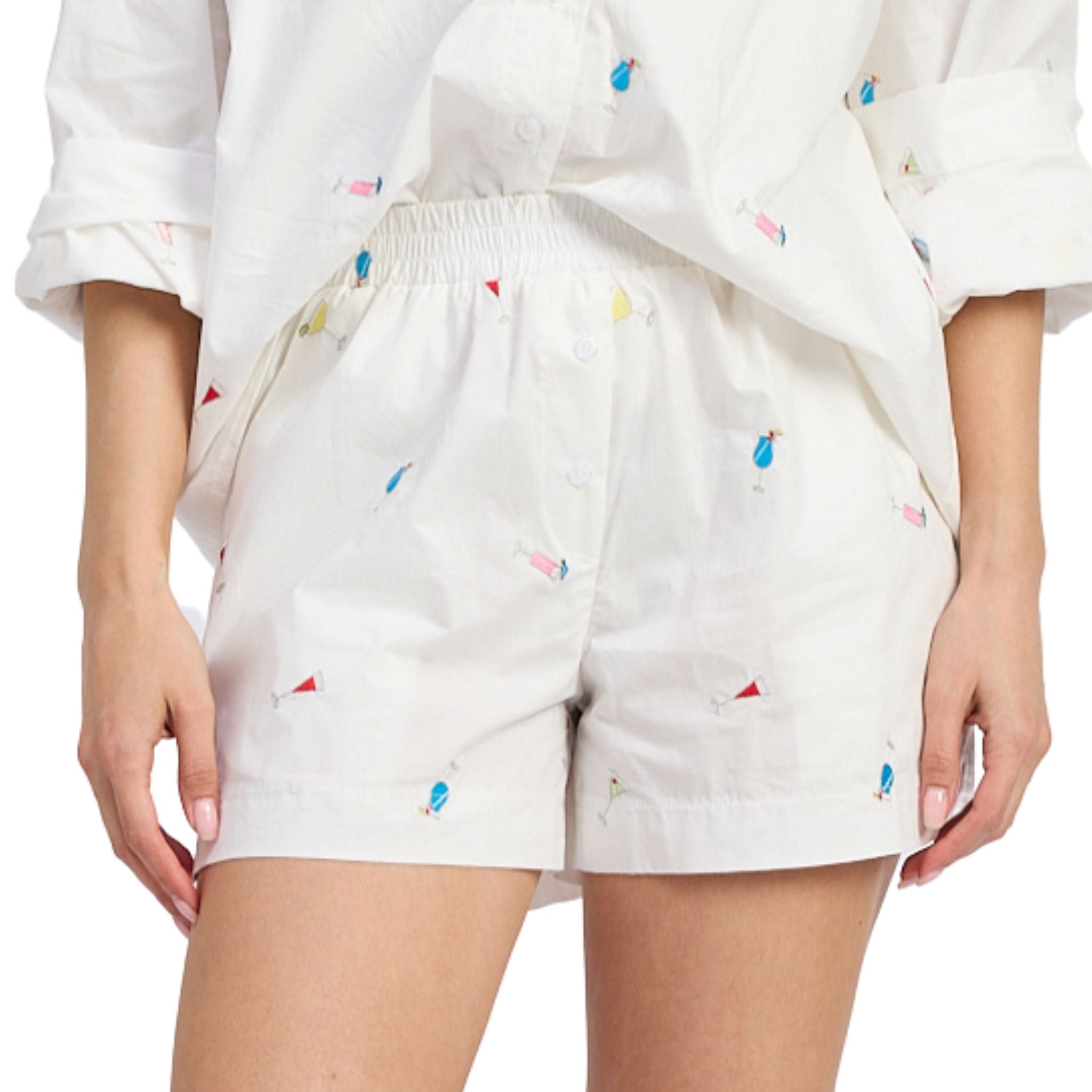 Nellie Women's High Waist Cocktail Shorts - Sexy Stretchy Party Shorts for Night Out, Club, Date Night & Summer Vacations