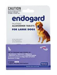 Endogard Dog Dewormer for Large Dogs 20KG (3 Pack) - Effective Intestinal Parasite Treatment for Pets at Home & Vet Use