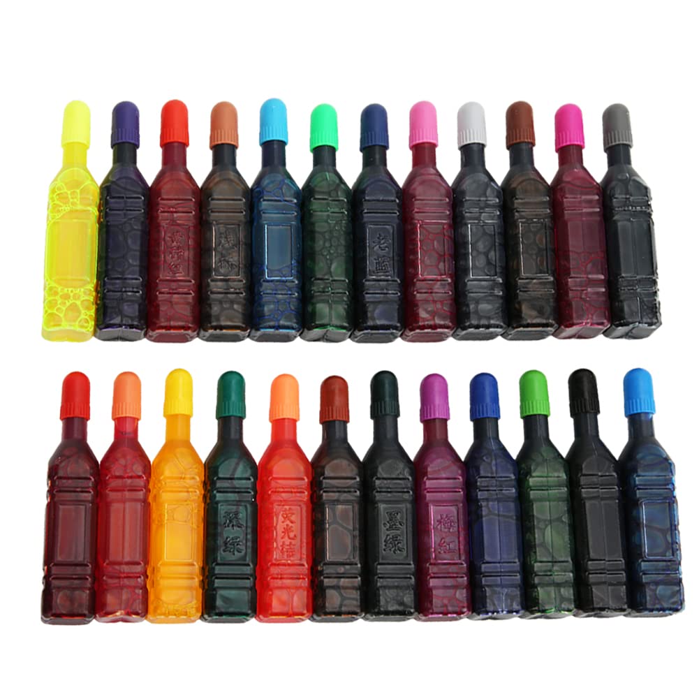 24 Colors Refillable Watercolor Pens for Kids - Non-Toxic Art Supplies, Painting Tools for Children's Creative Projects, School Art Class & DIY Crafts
