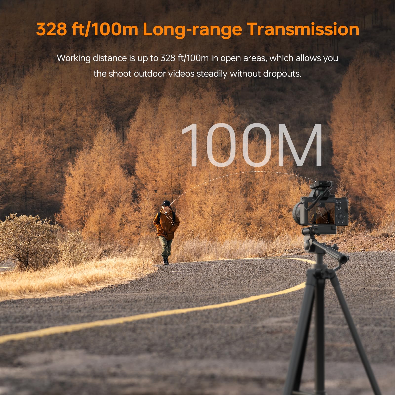 Comica BoomX-D2 Wireless Lavalier Microphone System - Noise Cancelling Lapel Mic for Camera, Smartphone, Laptop with 328ft Range & Low Latency | Perfect for Vlogging, Interviews, Live Streaming & YouTube Content Creation