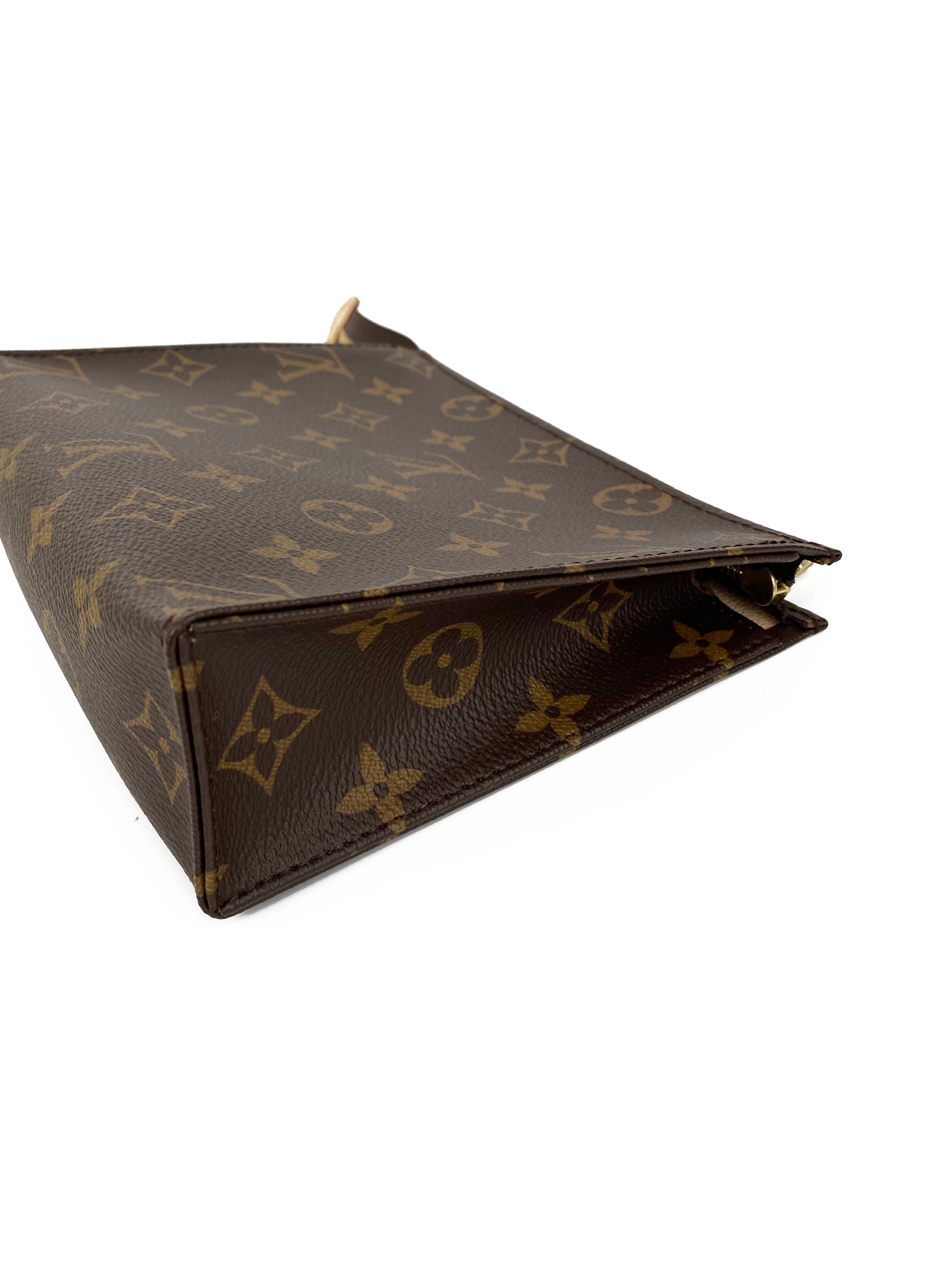 Authentic Louis Vuitton Monogram Toiletry Pouch 19 - Travel Cosmetic Bag & Makeup Organizer for Women | Perfect for Weekend Getaways & Airplane Essentials