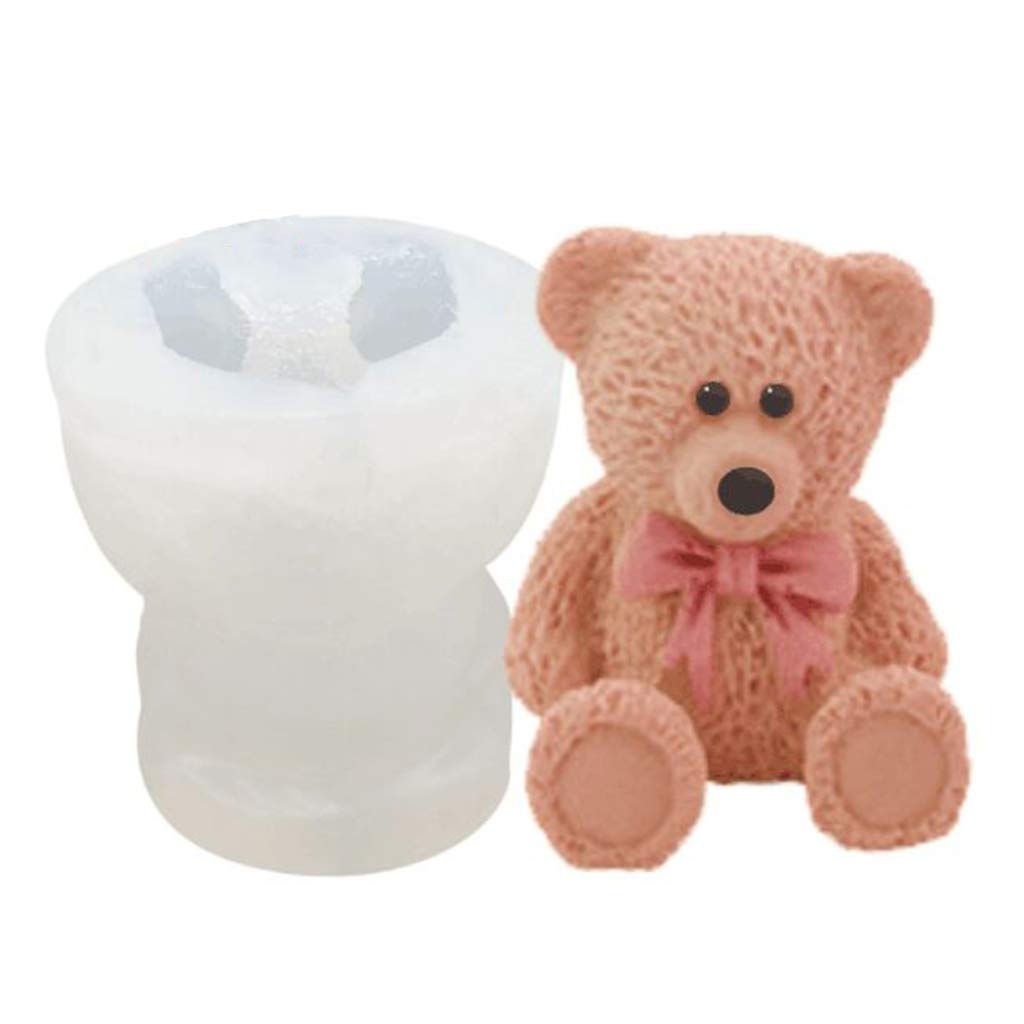 3D Bear & Dolphin Silicone Ice Cube Maker - DIY Whiskey Drink & Chocolate Mold for Cocktails, Parties & Home Bar Accessories