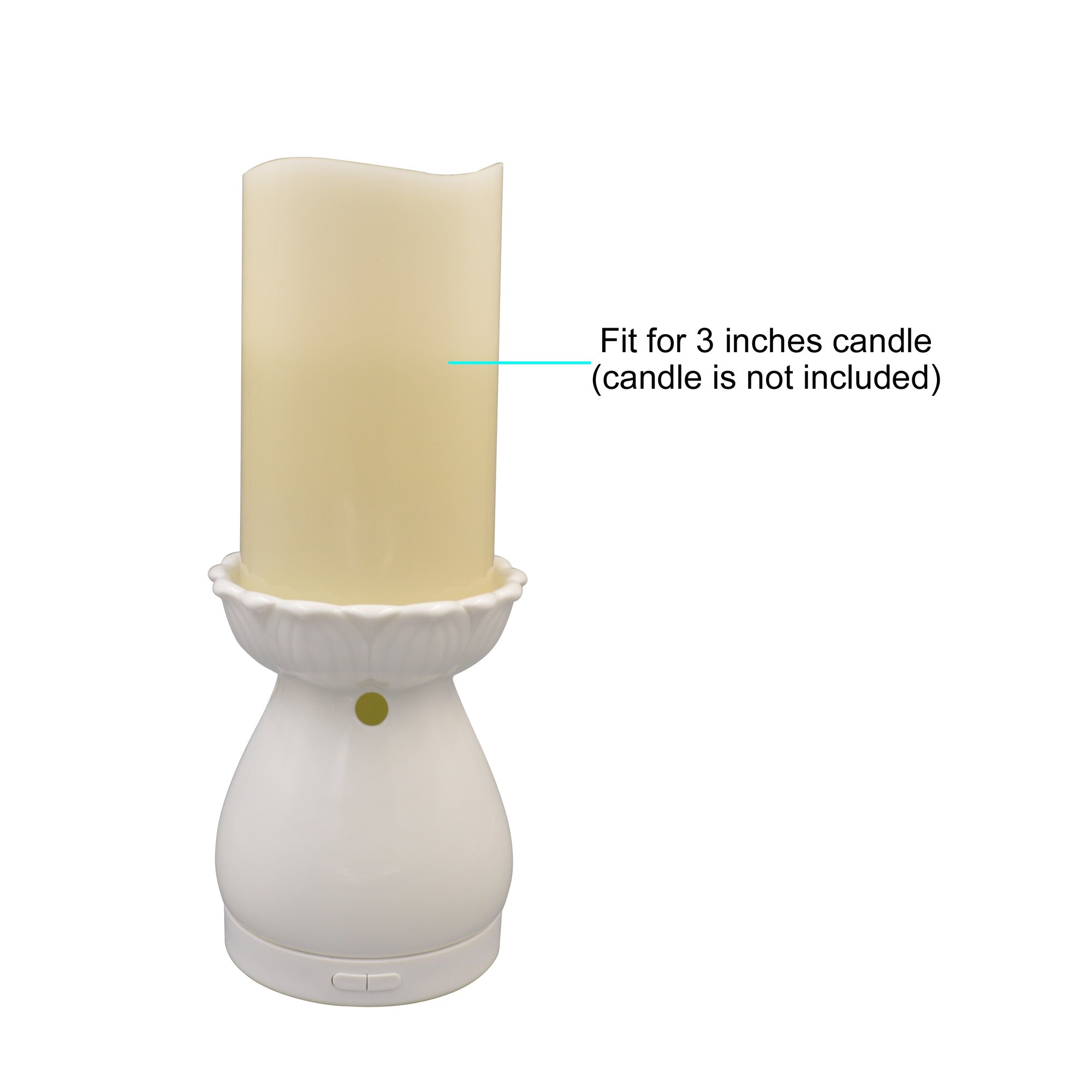 Aromatherapy Essential Oil Diffuser with Color Changing LED Lights - 300ml Ultrasonic Humidifier for Home, Office, Yoga & Meditation - Perfect for Relaxation, Stress Relief and Better Sleep