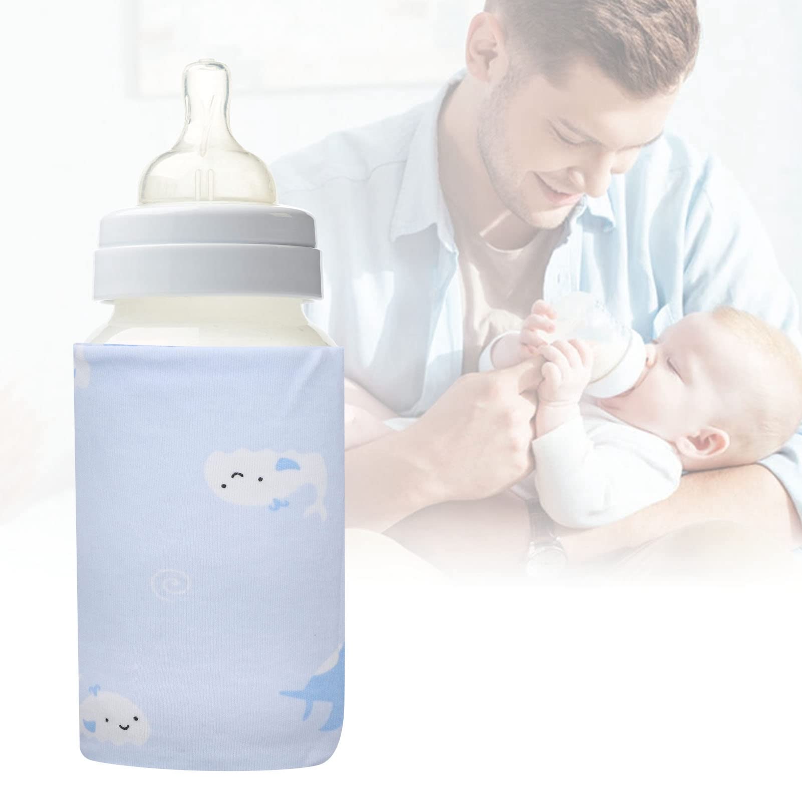 Portable USB Baby Bottle Warmer Bag - Rechargeable Milk Bottle Heater & Insulated Food Warmer for Infants | Perfect for Travel, Camping & On-the-Go Feeding