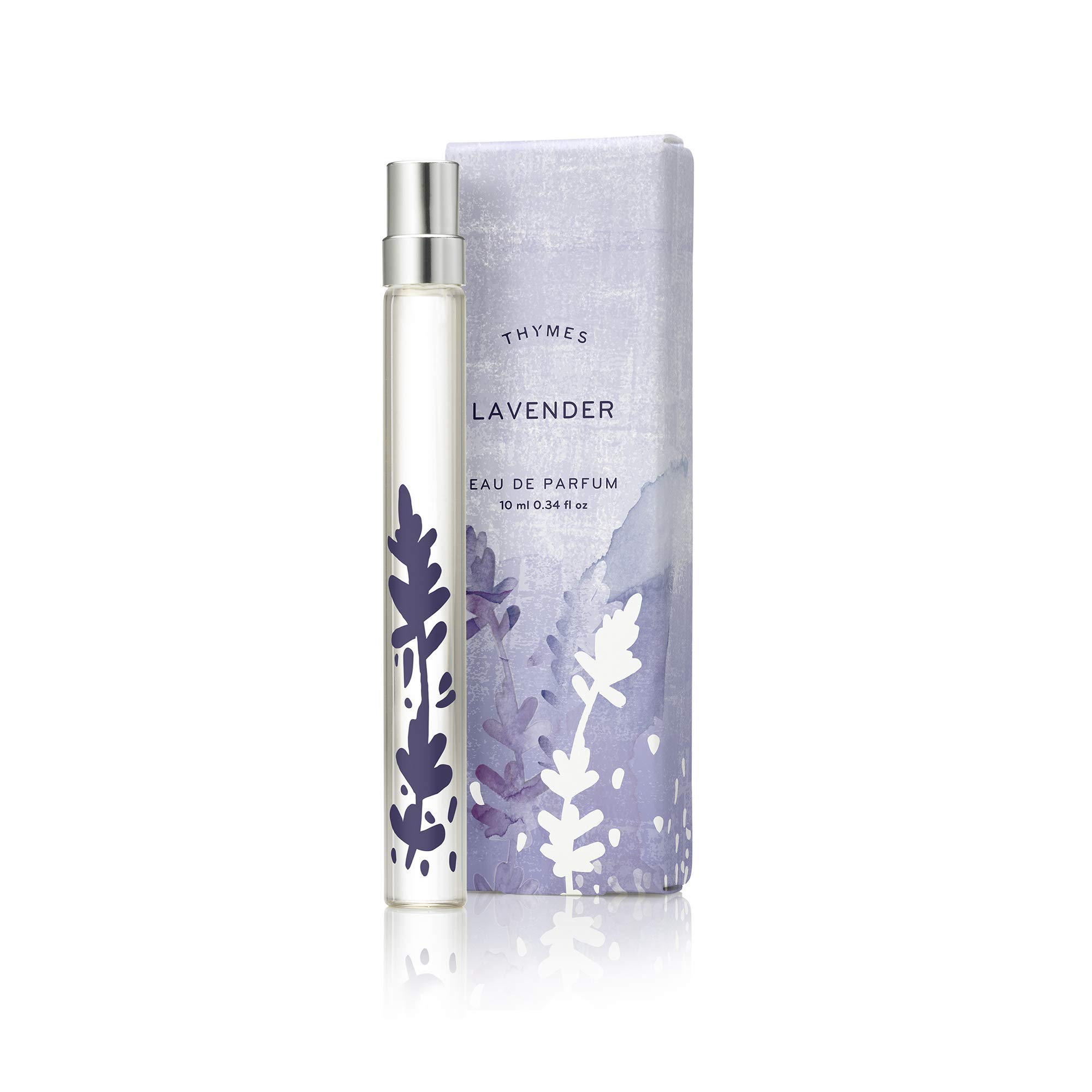 Thymes Perfume Spray Pen - 0.34 Fl Oz (10ml) - Lavender Scent - Portable & Refillable Fragrance for Women - Perfect for Travel, Office, and Everyday Use