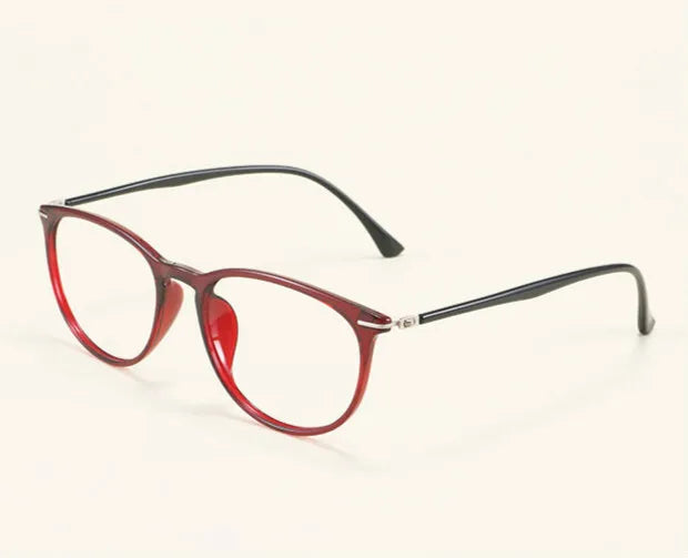 Brightzone Women's Full Rim Oval Round TR90 Titanium Eyeglasses Frame 71301 - Lightweight & Durable for Work, Reading & Everyday Wear