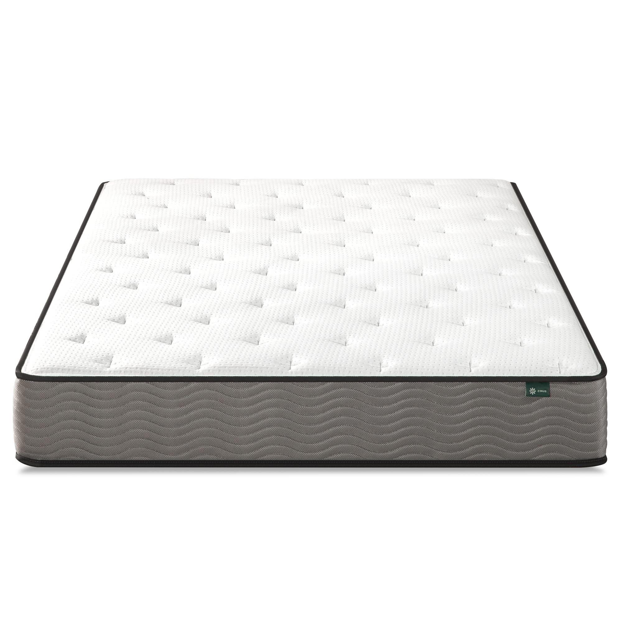 ZINUS 10 Inch Queen Size Hybrid Mattress - Support Plus Pocket Spring Technology for Durable Support & Motion Isolation - Mattress in a Box - Perfect for Bedrooms, Guest Rooms & Small Spaces
