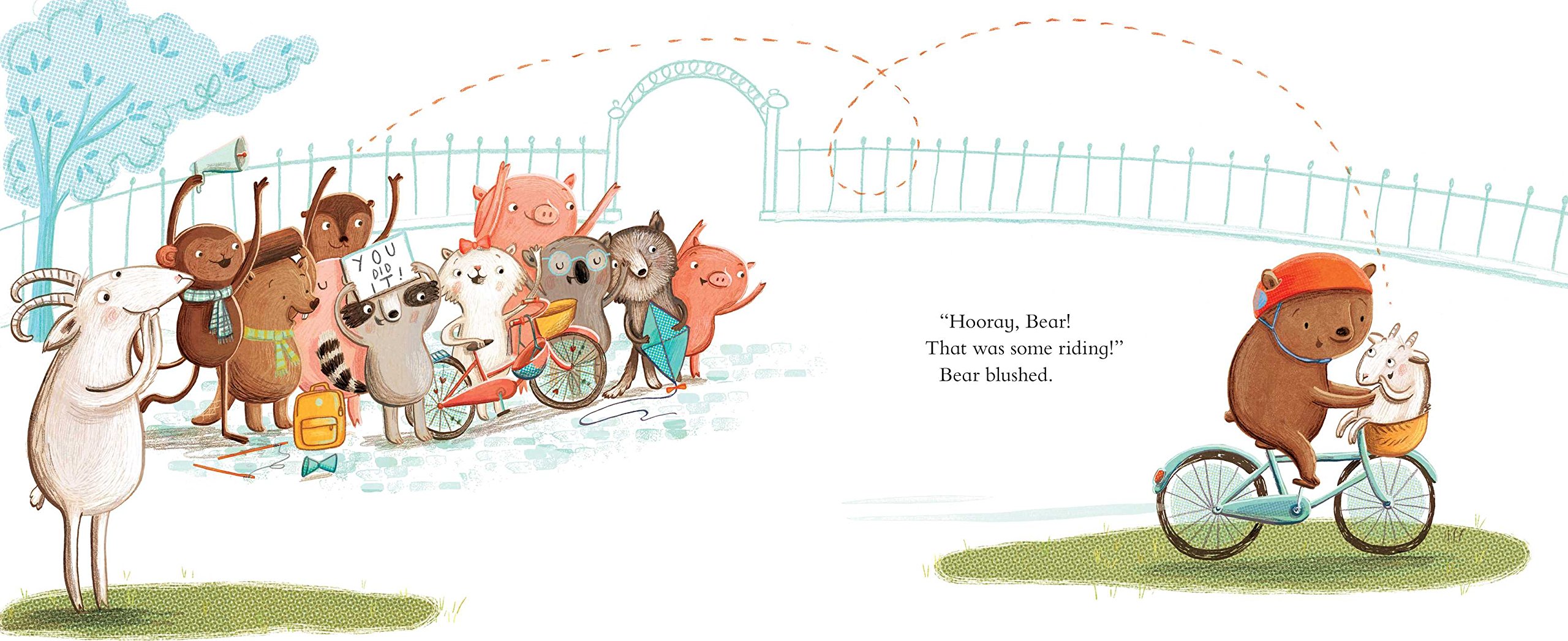 Bike On, Bear! - Fun & Safe Kids Bike Helmet for Outdoor Adventures & Cycling Safety