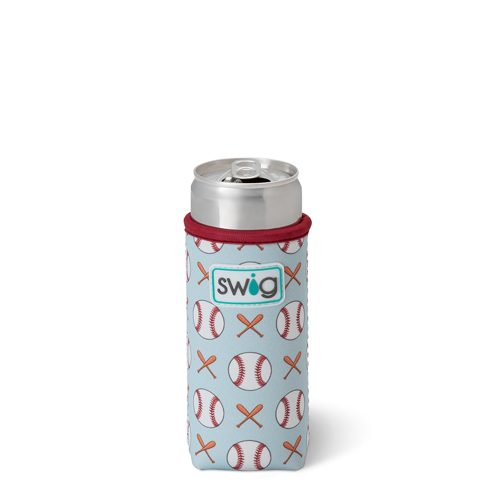 Home Run Slim Can Cooler - Insulated Beer Can Holder for Baseball Games, BBQs & Outdoor Parties | Keep Drinks Cold & Hands Dry
