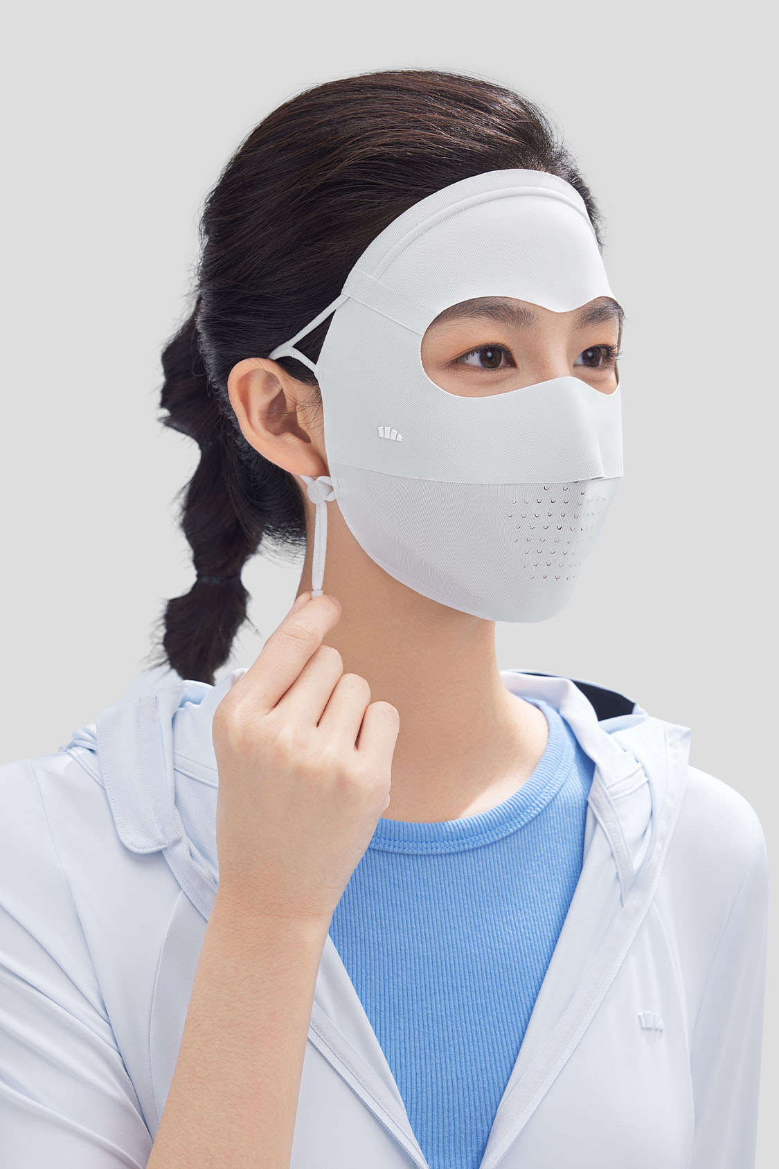 Covy UPF50+ Cooling Sun Protection Face Mask for Women - Breathable & UV Protective for Outdoor Activities, Running, Hiking, and Cycling