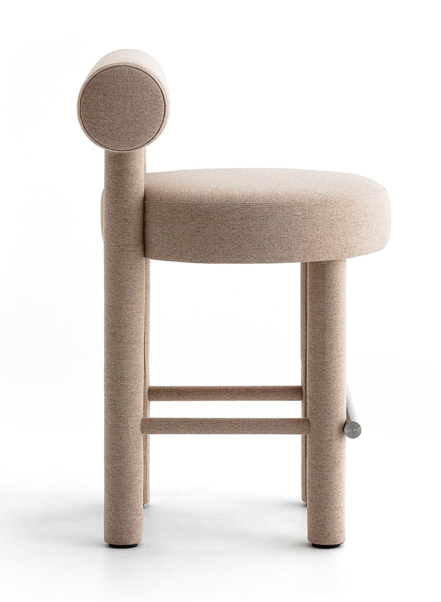 Noom Gropius CS1 Stool - Modern Minimalist Wooden Stool for Dining, Kitchen, Living Room & Office