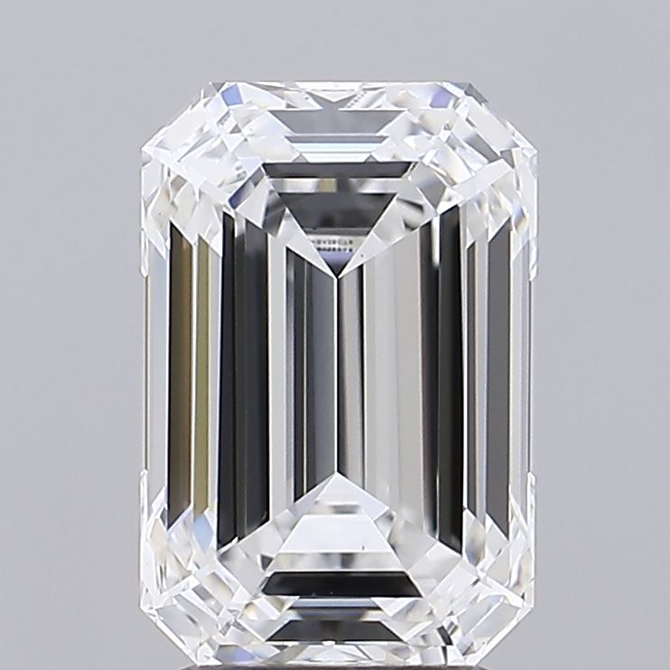 3.05 Carat D Color VS1 Clarity Emerald Cut Lab-Grown Diamond for Engagement Rings & Fine Jewelry