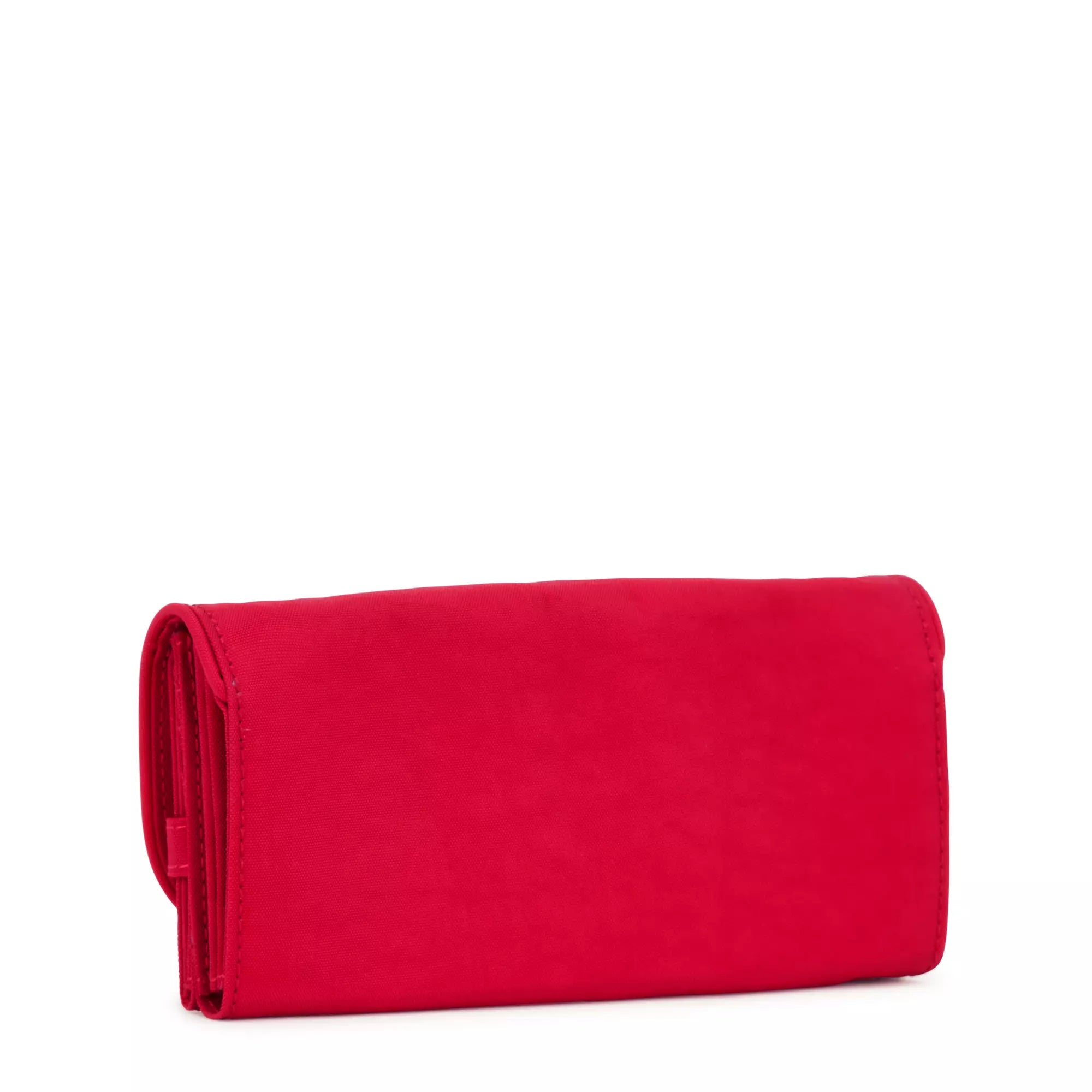 Kipling Money Land Snap Wallet - RFID Blocking Slim Wallet for Women - Red Rouge - Perfect for Travel, Shopping & Everyday Use