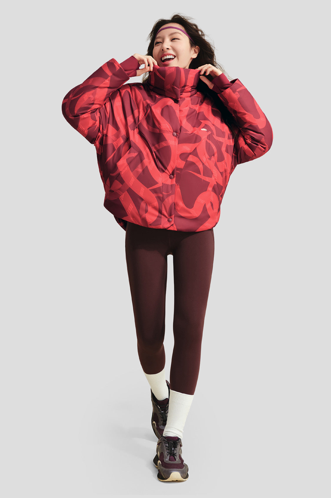 HeatGuard Women's High Warmth Stand Collar Winter Jacket - Cozy Outerwear for Cold Weather, Snow Activities & Daily Commute