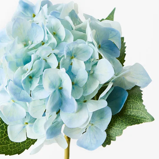 Light Blue Hydrangea Artificial Flowers - Perfect for Home Decor, Wedding Bouquets, and DIY Floral Arrangements
