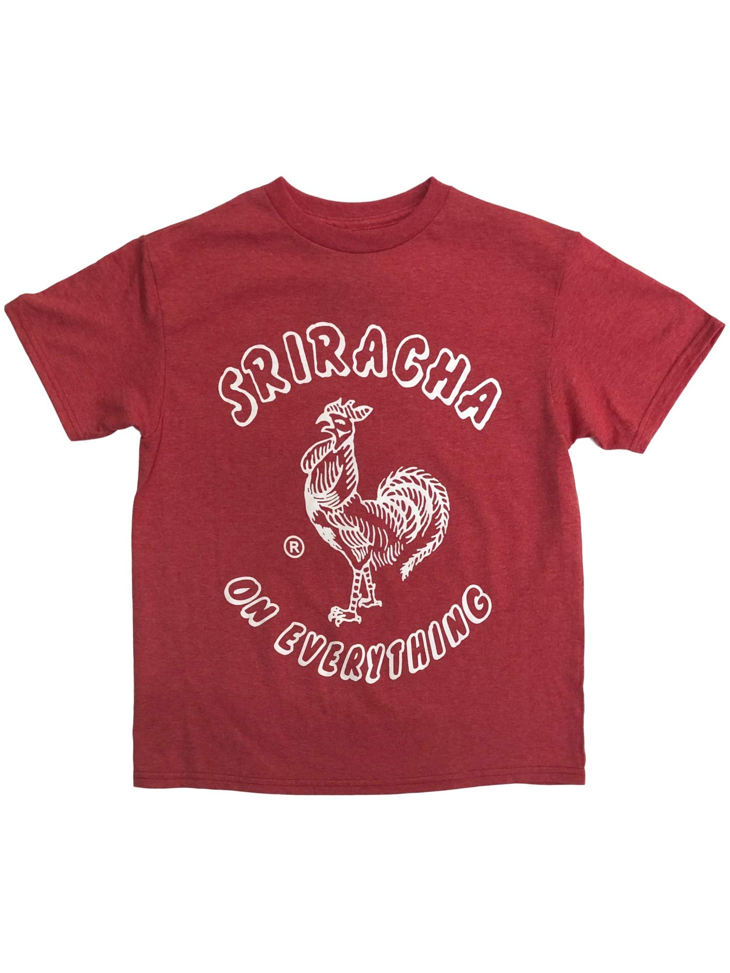 Hot Chili Sauce Sriracha Boys Red Short Sleeve T-Shirt - Fun Spicy Food Lover Gift for Men & Women - Perfect for Casual Wear, Parties, and Cooking Enthusiasts