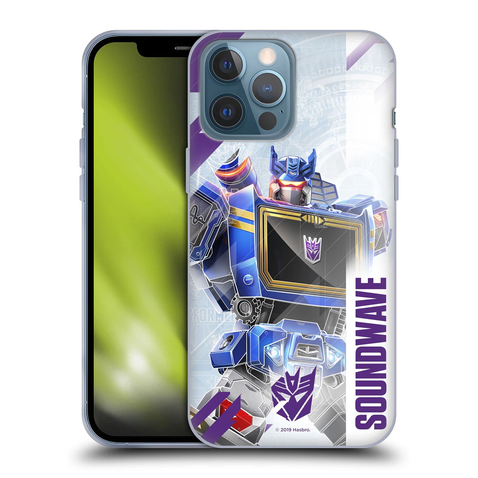 Officially Licensed Transformers Soundwave Decepticons Soft Gel Phone Case for Apple iPhone 13 Pro Max - Durable Protection with Premium Key Art Design | Perfect for Fans, Collectors and Everyday Use