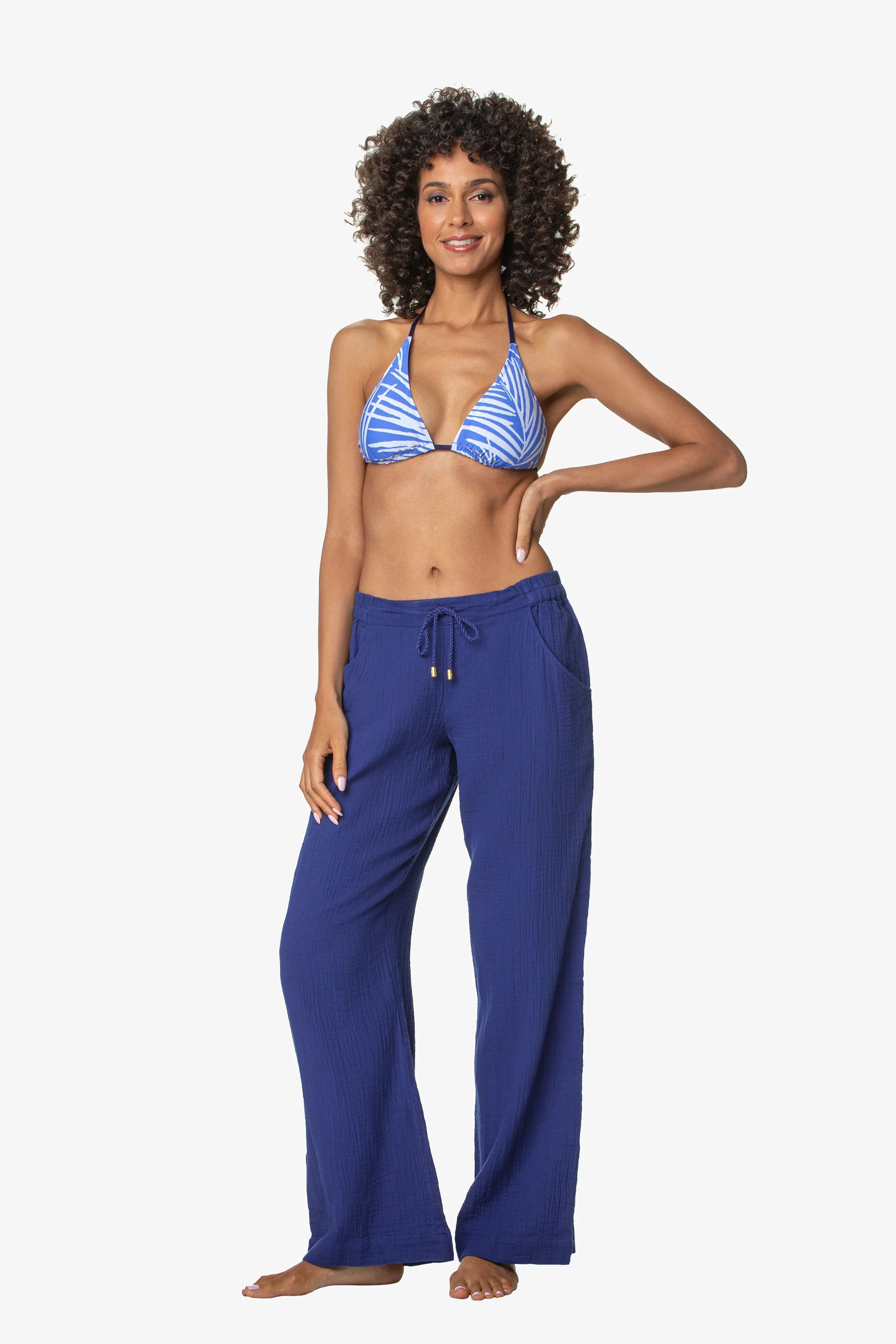 Stylish Weekender Pants in Navy Blue - Perfect for Travel, Casual Outings & Relaxing at Home