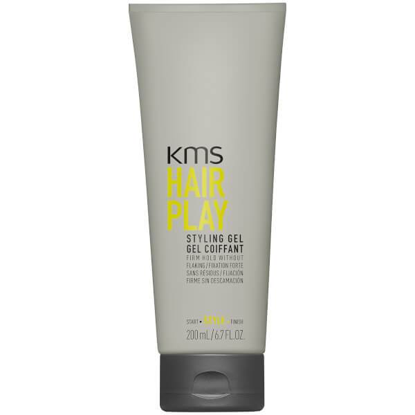 KMS Hair Play Styling Gel 200ml - Strong Hold Hair Gel for Men & Women - Perfect for Curly, Wavy & Straight Hair - Salon Quality Styling for Everyday Looks & Special Occasions