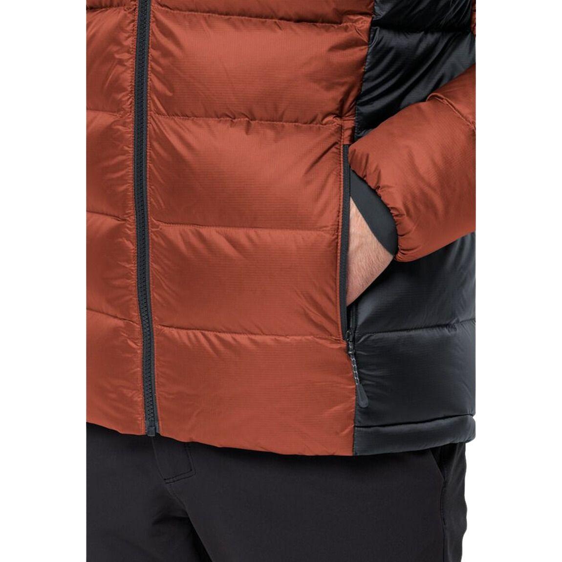 Jack Wolfskin Nebelhorn Down Hoody for Men - Lightweight Warm Winter Jacket for Outdoor Hiking & Camping