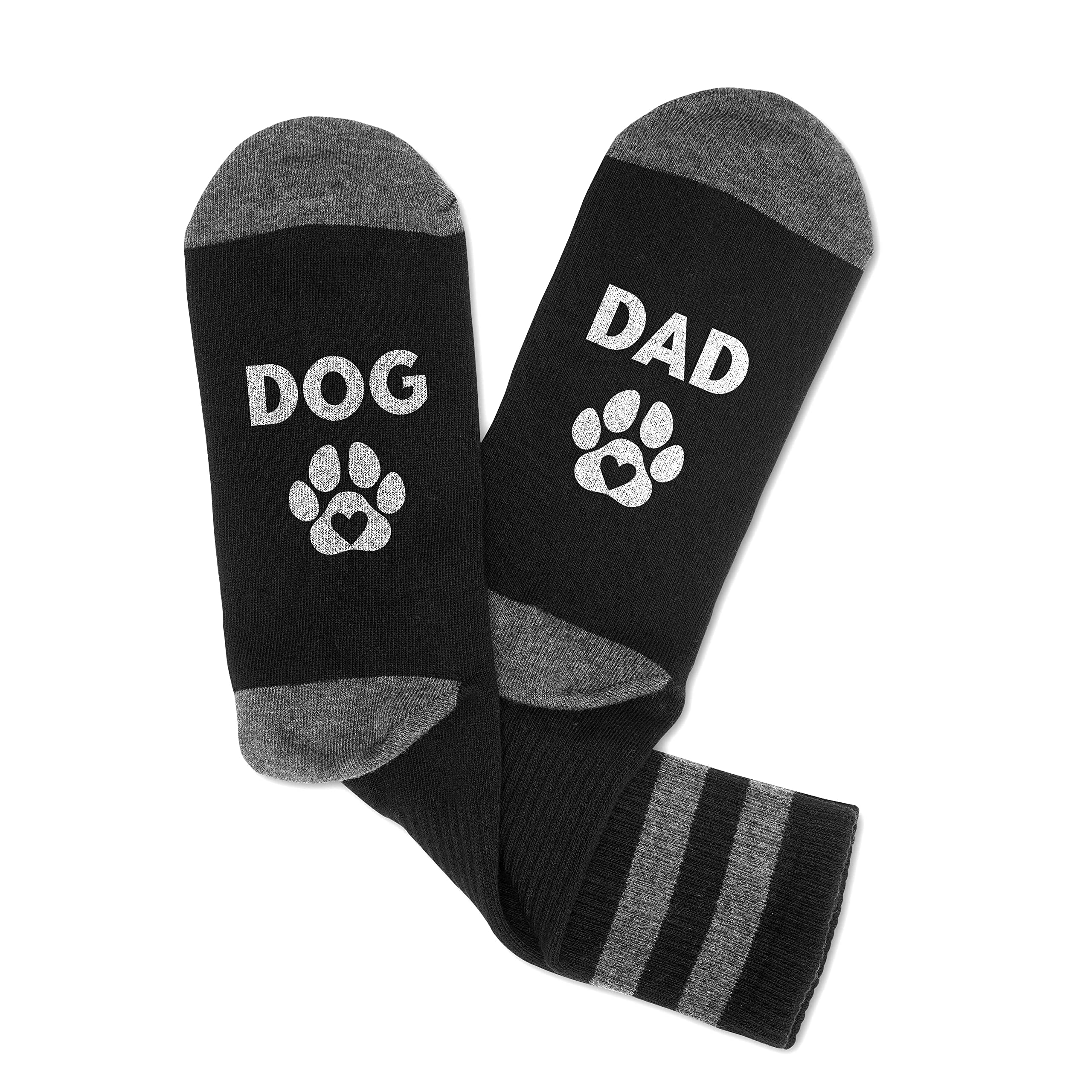 Funny Dog Dad Socks for Men - Perfect Gift for Dog Lovers, Pet Owners & Christmas - Cozy & Comfortable Novelty Socks for Everyday Wear & Gifting