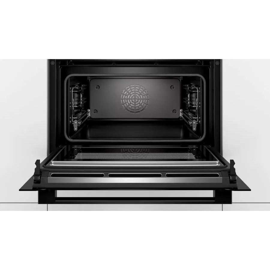 Bosch Accentline 45cm Built-in Combination Microwave Oven CMG836NC1 - Perfect for Modern Kitchens, Baking & Quick Meals