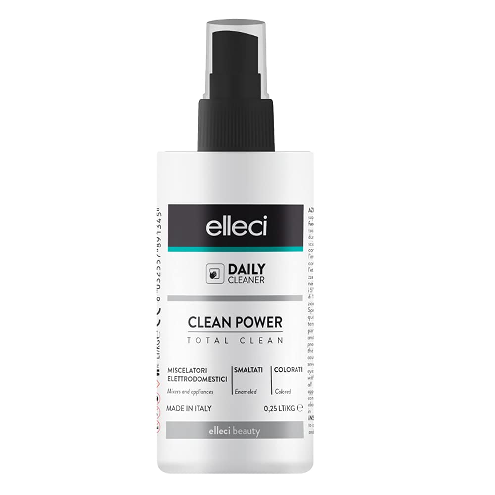 Elleci Clean Power Spray Detergent 250ml - DLA01602 | Multi-Surface Cleaner for Kitchen, Bathroom & Home
