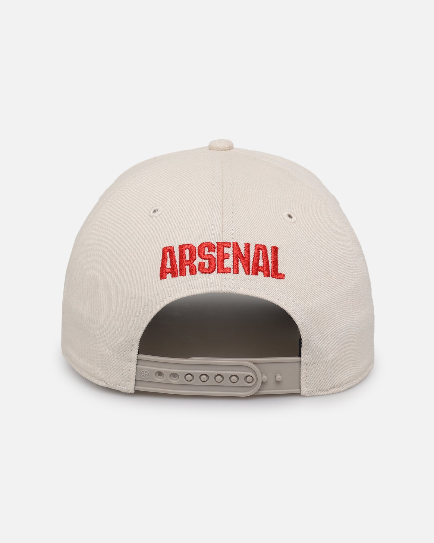 47 Brand Arsenal Red Raised MVP Snapback Sand Storm Hat - Adjustable Baseball Cap for Men & Women - Perfect for Sports Fans, Outdoor Activities and Casual Wear