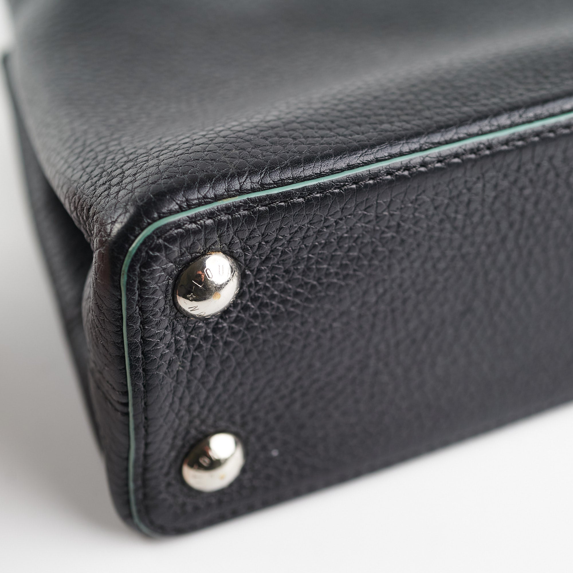 Louis Vuitton Capucines BB Handbag in Black Taurillon Leather - Luxury Designer Crossbody Bag for Women | Perfect for Work, Evening Events & Travel Accessories