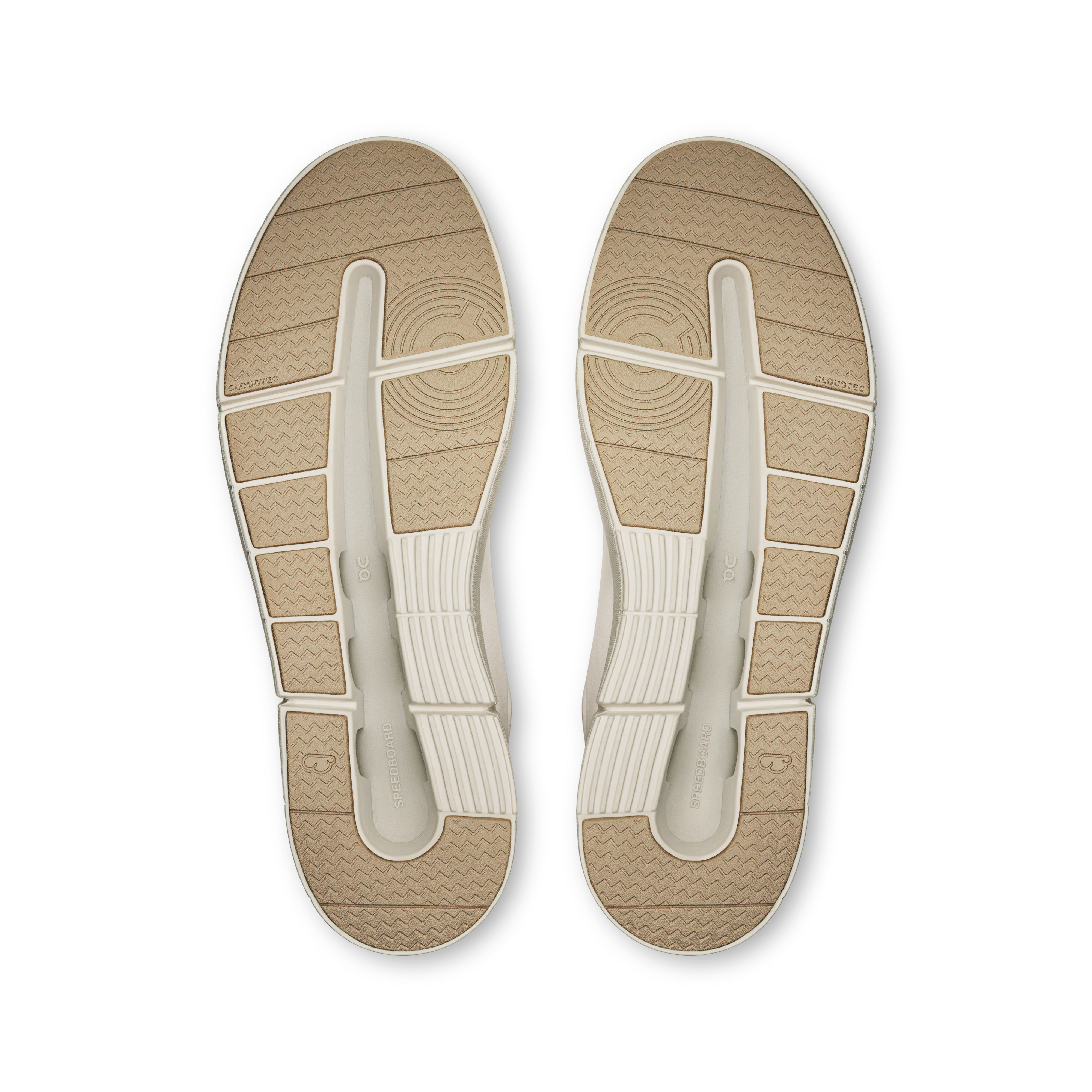 On Running Men's The Roger Advantage Running Shoes - White/Sand | Lightweight & Breathable for Jogging, Gym & Daily Wear
