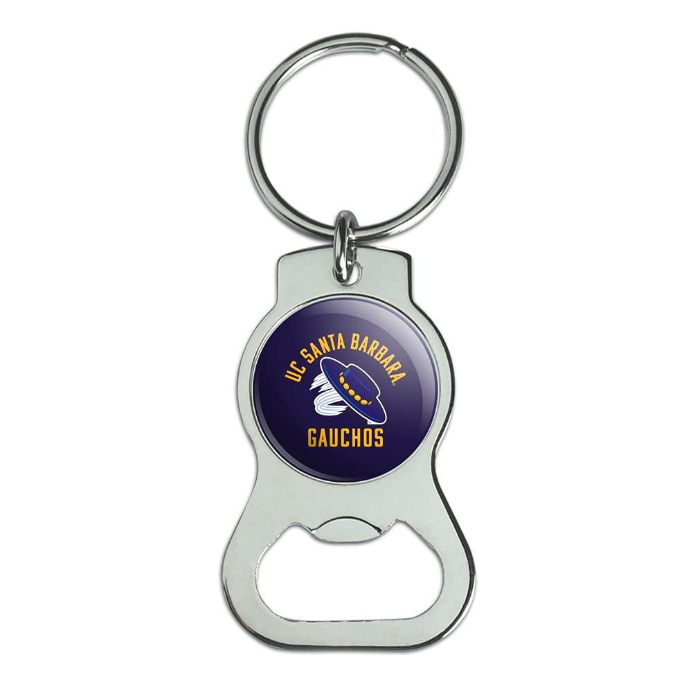 UC Santa Barbara Gauchos Keychain with Bottle Opener - Durable College Alumni Gift for UCSB Fans - Perfect for Keys, Backpacks & Tailgating Parties