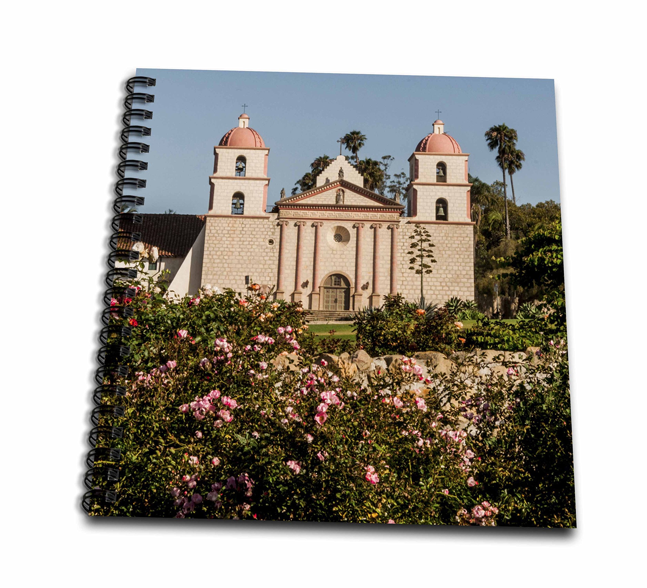 3D Rose USA California Sketchbook - Premium Drawing Book for Artists, Students & Travelers - Perfect for Sketching, Doodling & Journaling on the Go