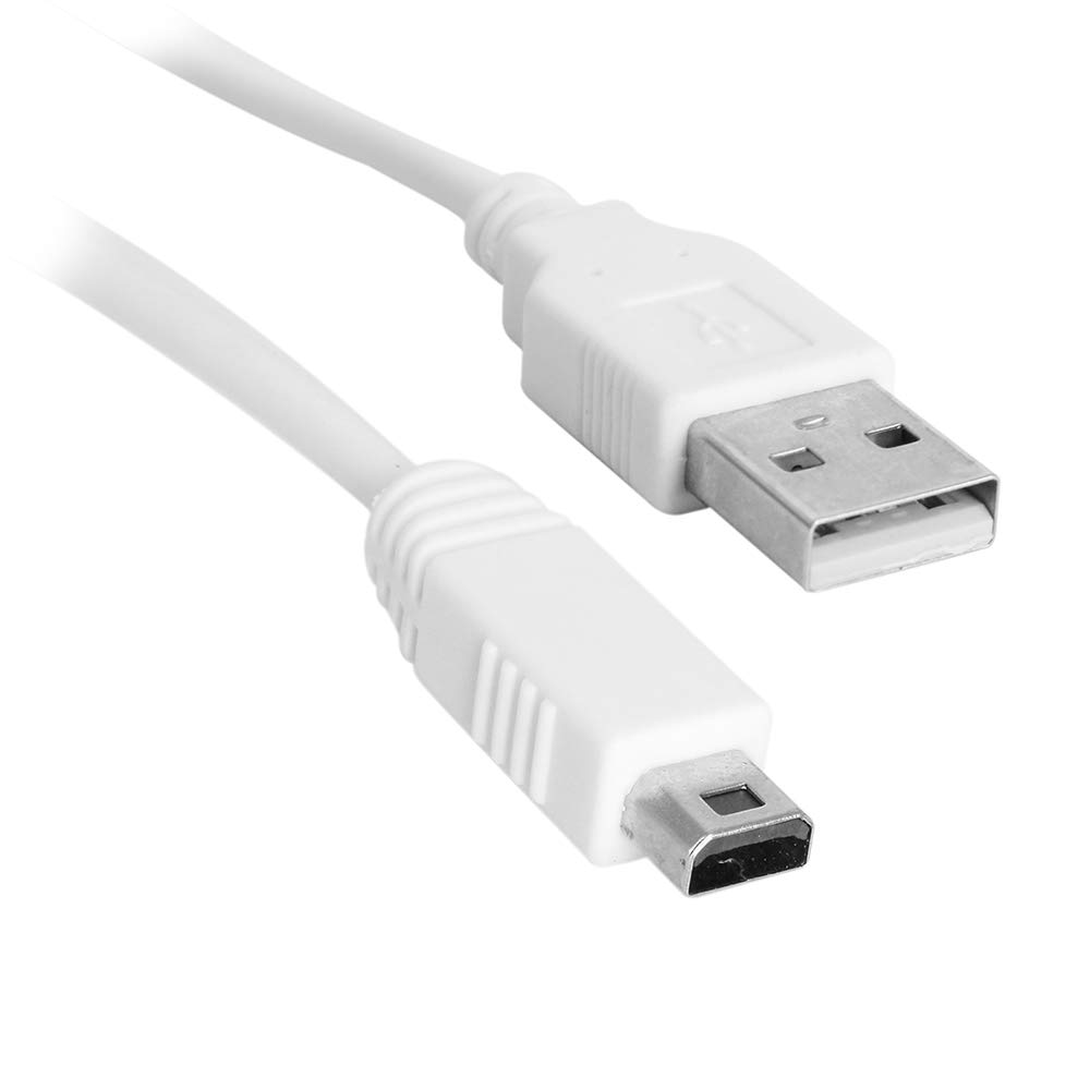 Original Wii U Gamepad Charger Cable - USB Power & Data Sync Cord for Nintendo Wii U Controller | Fast Charging & Durable Replacement | Perfect for Gaming Sessions & Travel