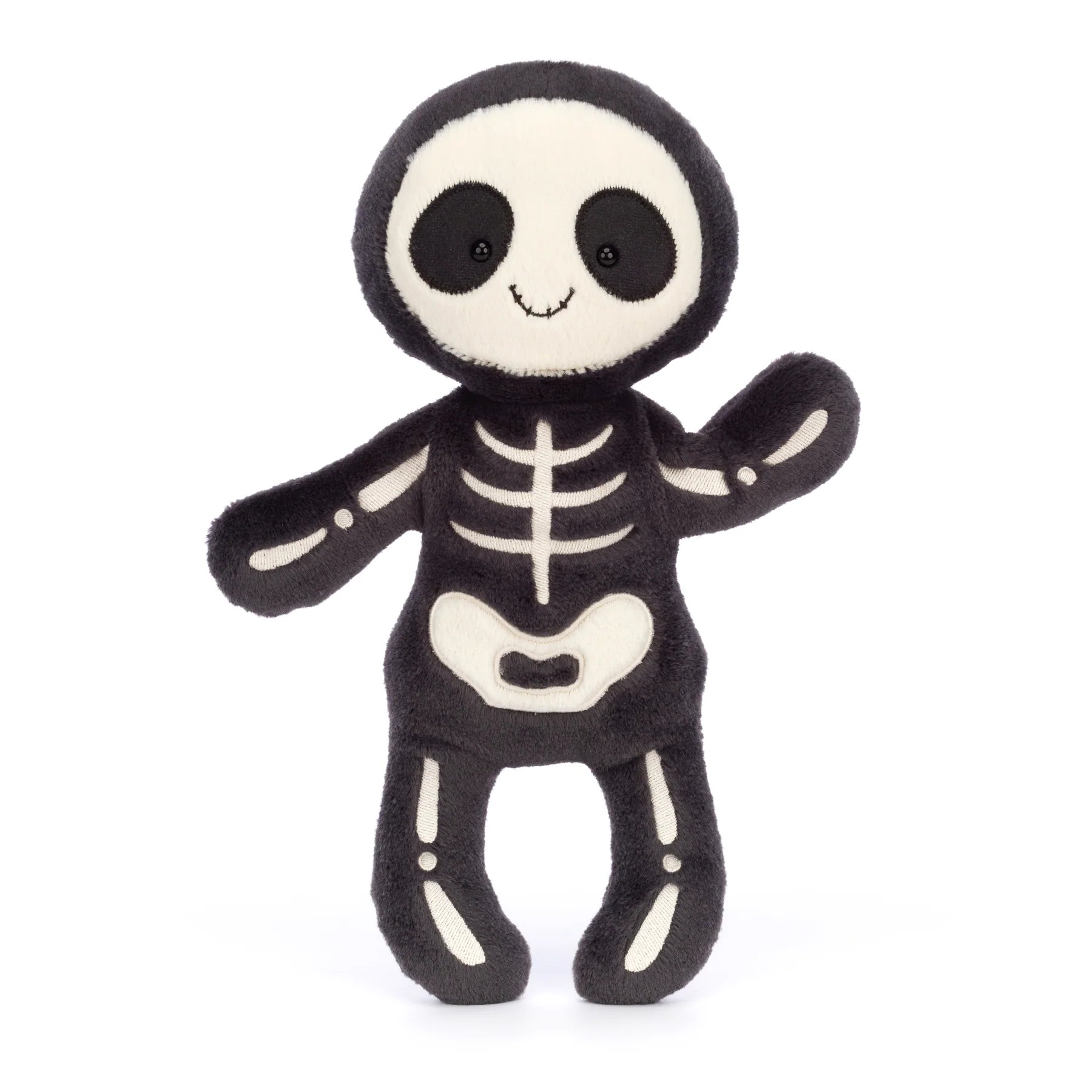 Jellycat Skeleton Bob Plush Toy - Soft & Cuddly Halloween Stuffed Animal for Kids & Adults | Perfect for Decor, Gifts & Collectibles