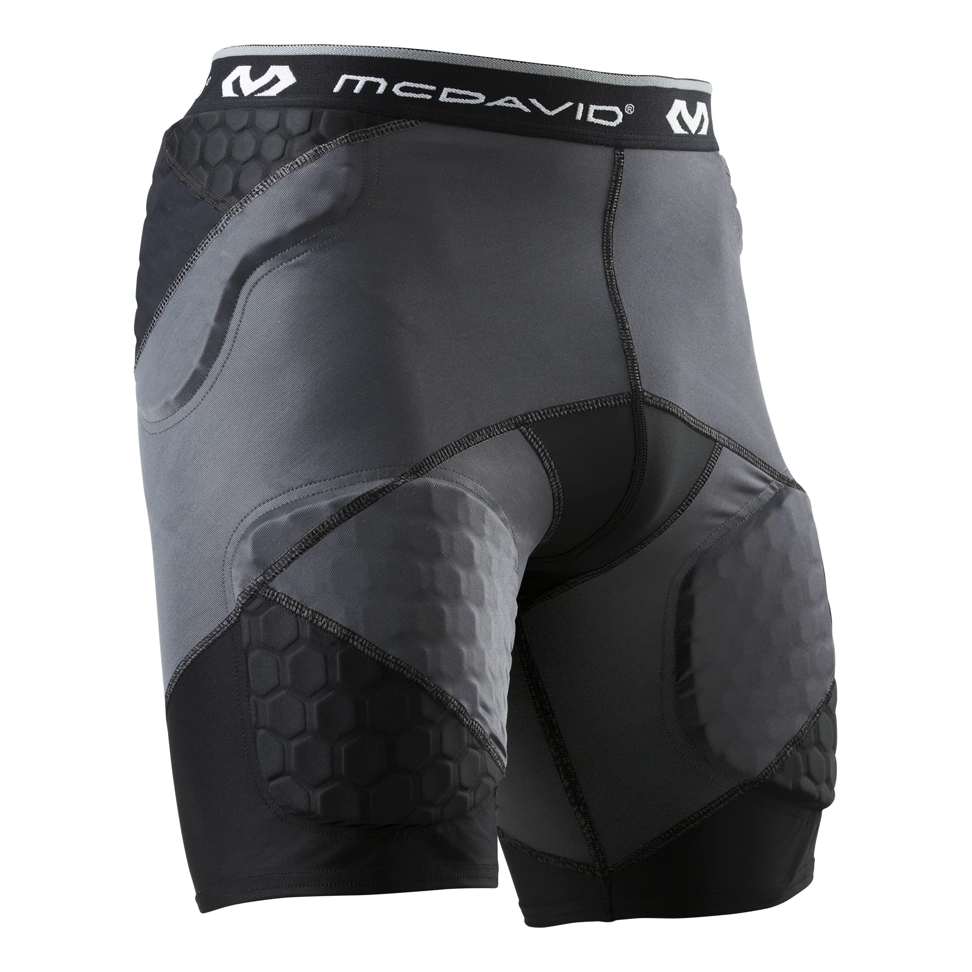 McDavid Compression Padded Girdle Shorts with Hip, Thigh & Tailbone Protection - Ideal for Football, Hockey & Contact Sports Training