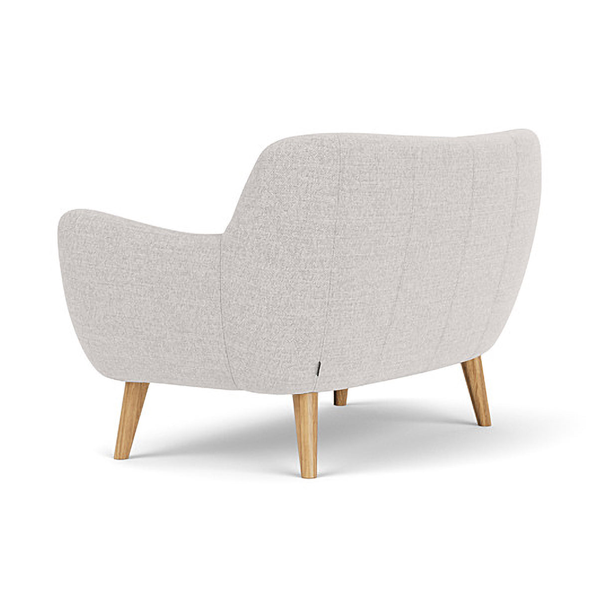 Herman Fabric 2 Seater Sofa - Modern Living Room Couch for Small Spaces, Apartment & Home Decor - Comfortable Loveseat with Soft Upholstery for Relaxing, Entertaining & Cozy Lounging