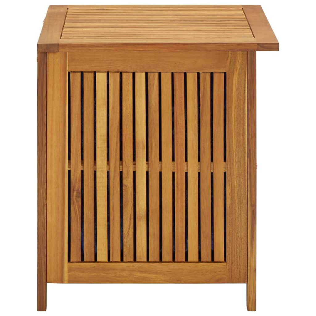 Outdoor Acacia Wood Storage Box with Waterproof Lid - 23.6