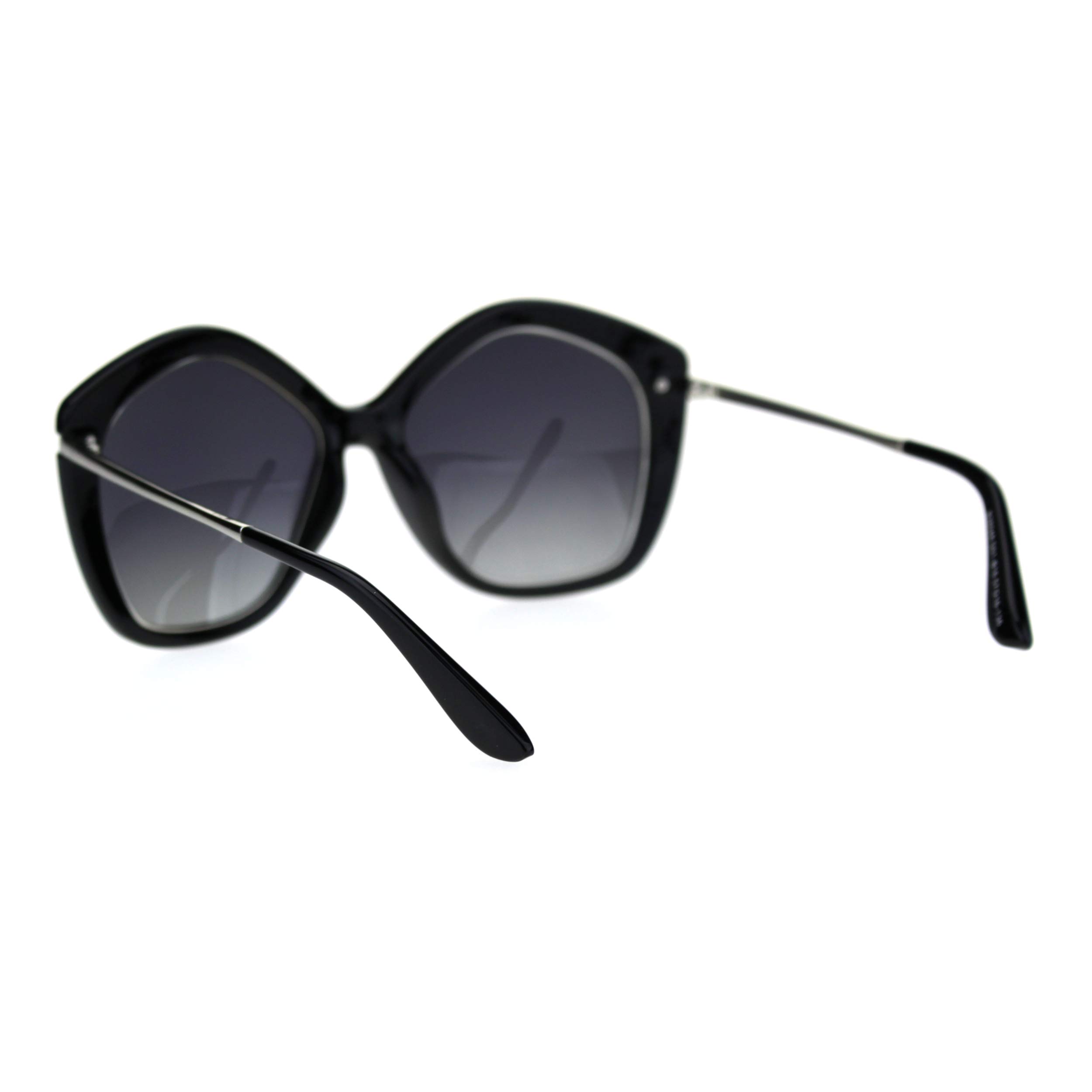Polarized Women's Mod Oversize Butterfly Chic Sunglasses - UV Protection, Fashionable & Lightweight for Beach, Driving & Outdoor Activities