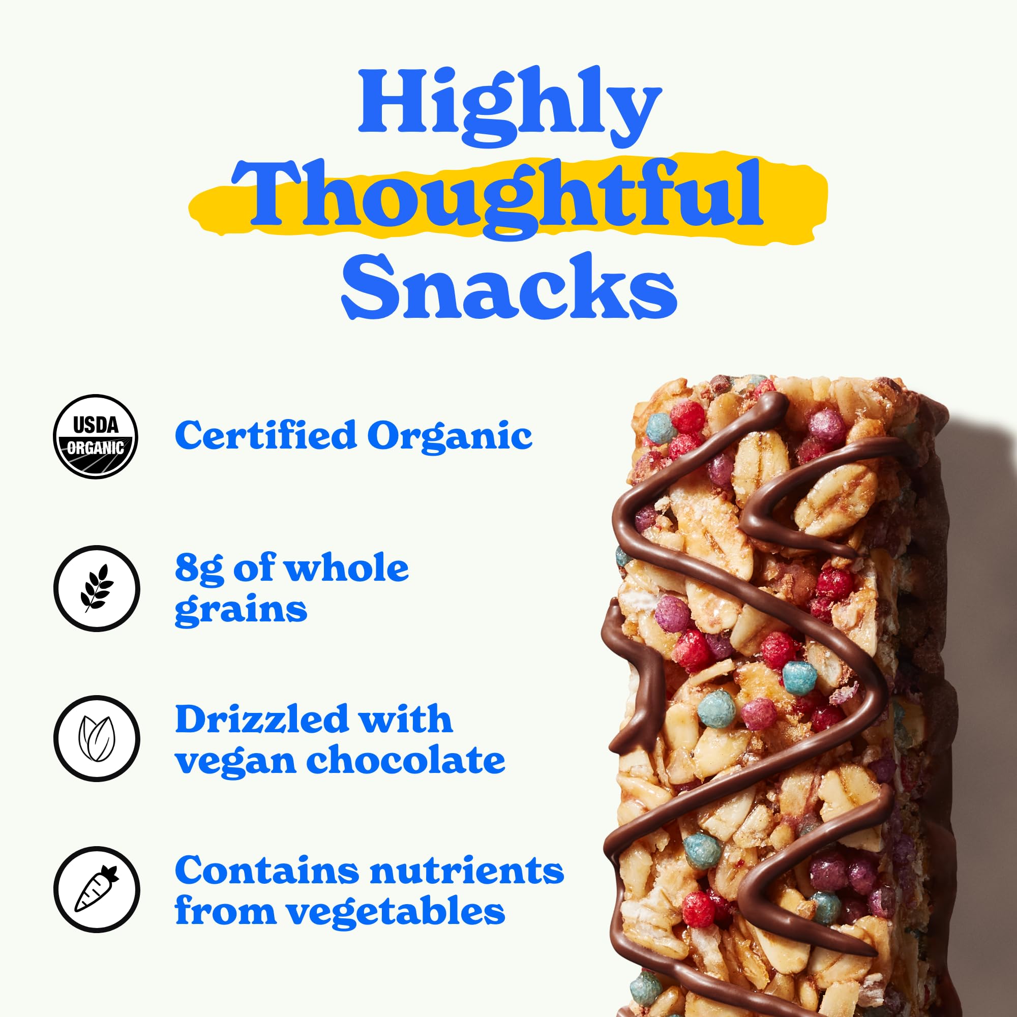 MadeGood Chocolate Drizzled Granola Bars, Birthday Cake Flavor - Gluten Free, Vegan, Organic Snacks (30 Count Bulk Pack) - Perfect for School Lunches, Office Snacks & On-the-Go Energy Boost