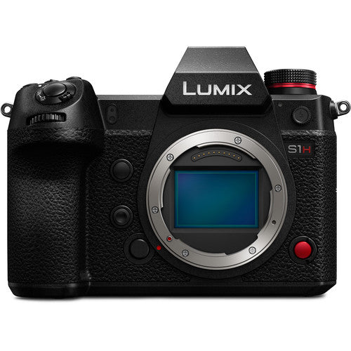 Panasonic LUMIX S1H Full Frame Mirrorless Camera Body - 6K Video, 5-Axis Stabilization for Professional Photography & Filmmaking - Perfect for Vlogging, Documentary & Cinema Production