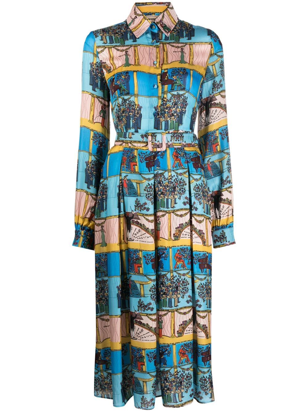 Alessandro Enriquez Women's Dresses - Stylish Multi-Color Floral Print Summer Dress for Casual Wear, Party & Vacation | Perfect for Beach, Date Night & Special Occasions